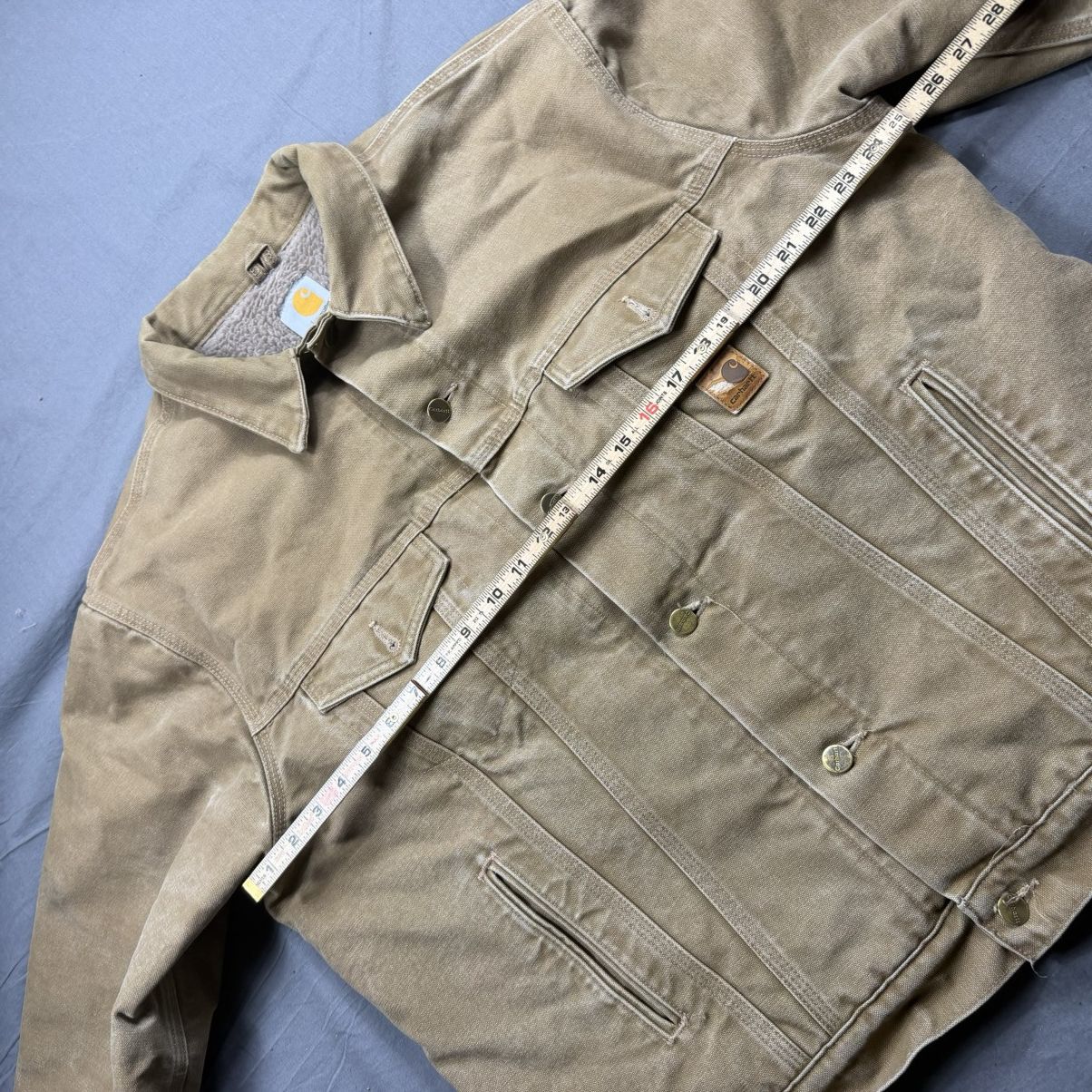 Carhartt Vintage carhatt denim jacket Size US XL / EU 56 / 4 - 5 Thumbnail