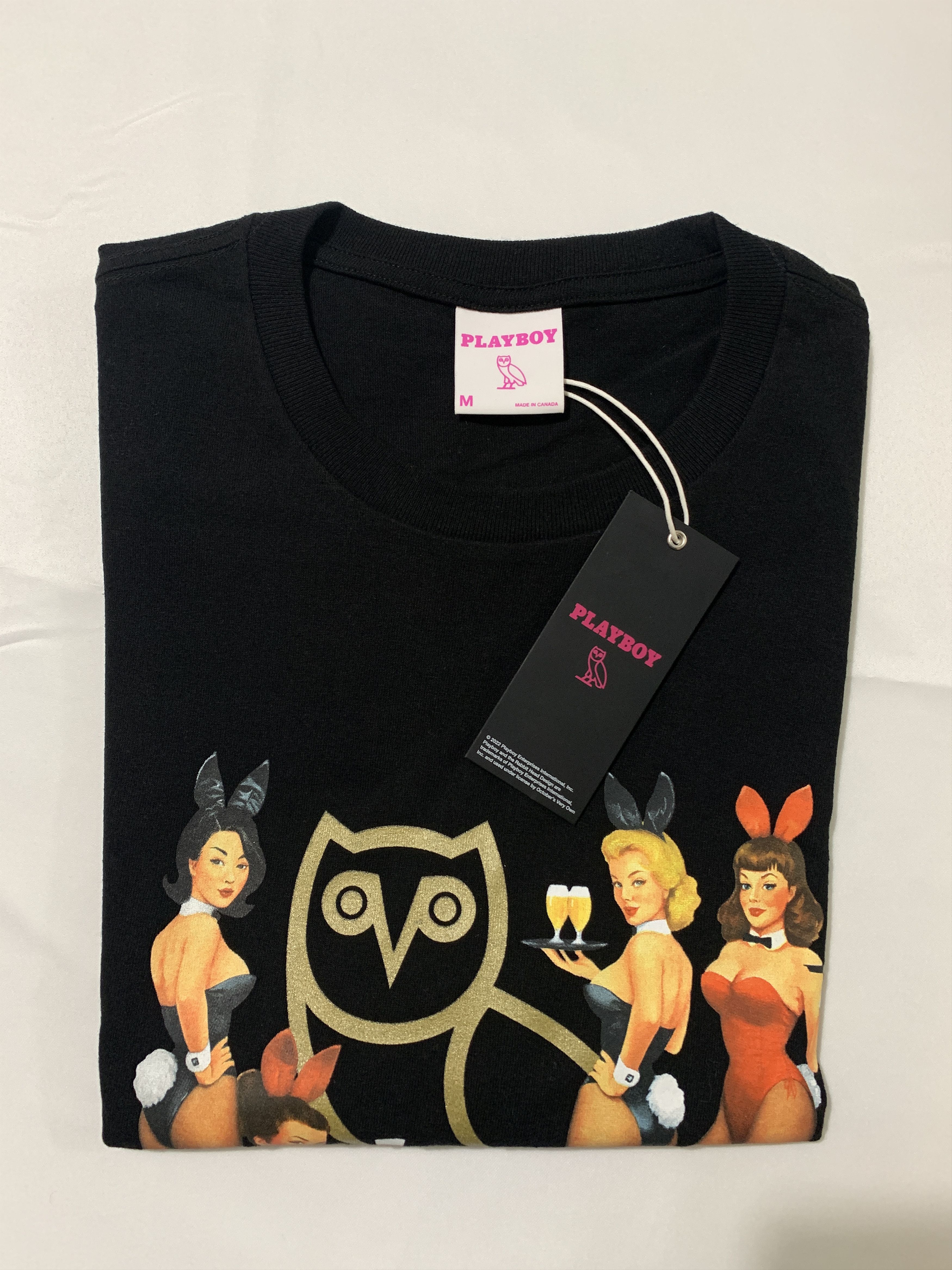 Drake OVO X PLAYBOY OG BUNNY T-SHIRT - Medium Size US M / EU 48-50 / 2 - 4 Thumbnail