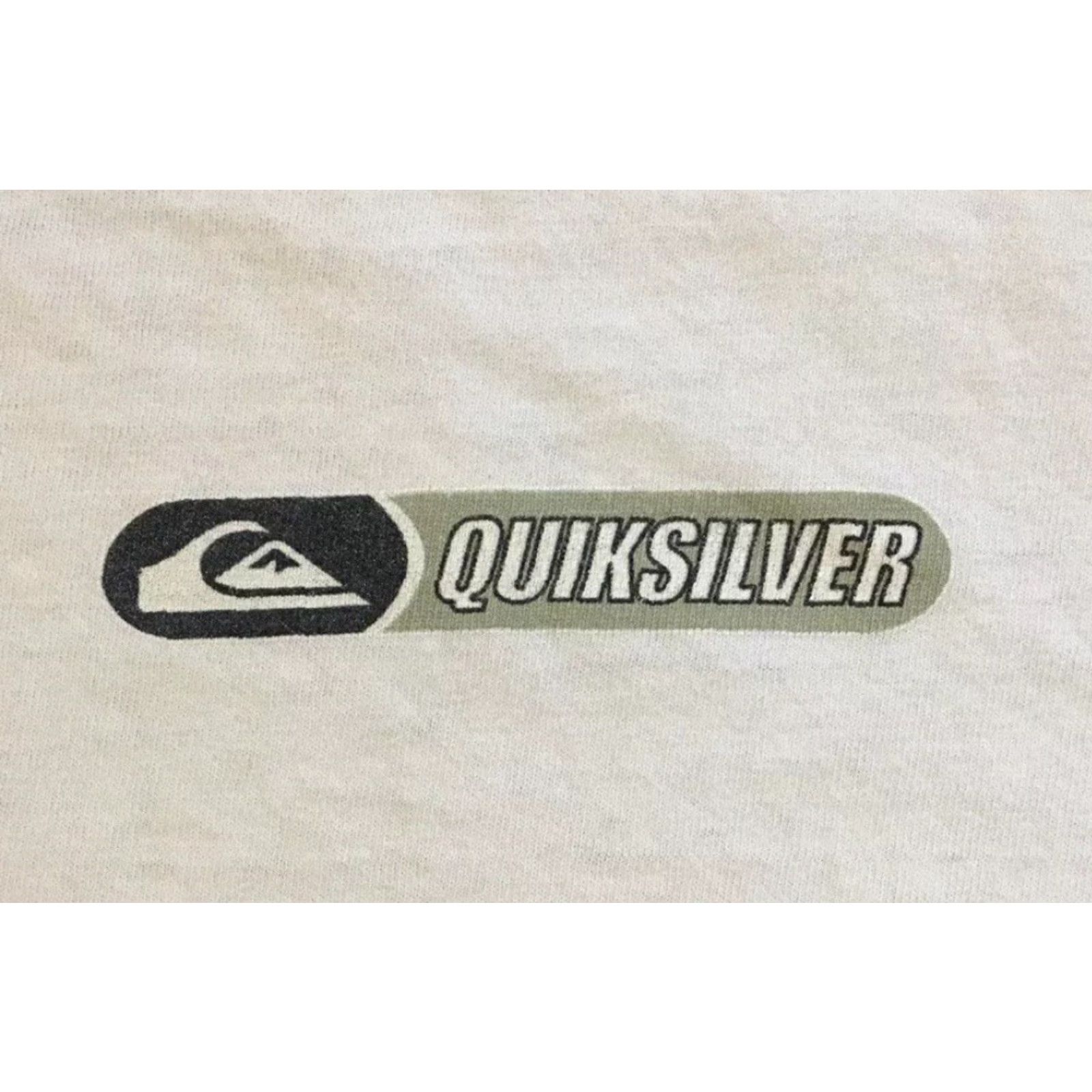 Billabong VINTAGE Quiksilver Thrashed Faded Distressed Shirt L Surf Skate Grunge Punk 90s Y2K Ocean Pacific Hawaii Destroyed Spellout White Mens T-Shirt Size US L / EU 52-54 / 3 - 3 Thumbnail