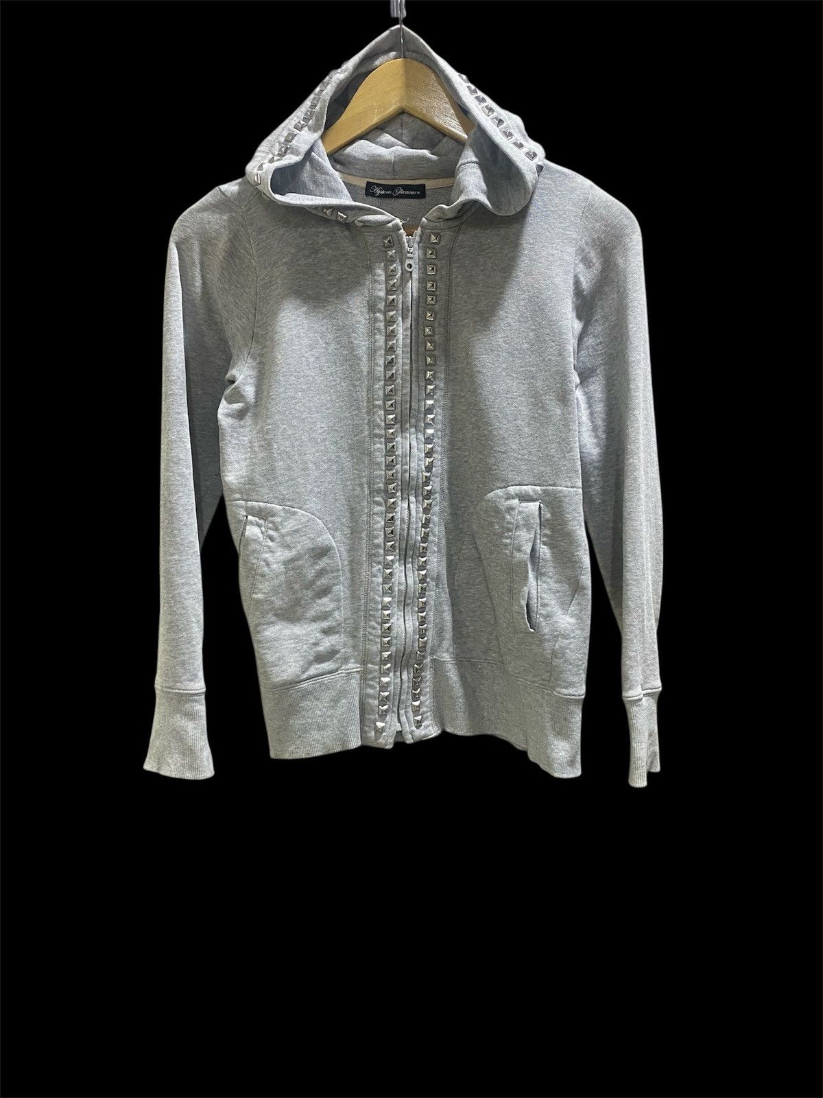 Hysteric Glamour Hysteric Glamour Studded Hoodie Size XS / US 0-2 / IT 36-38 - 1 Thumbnail