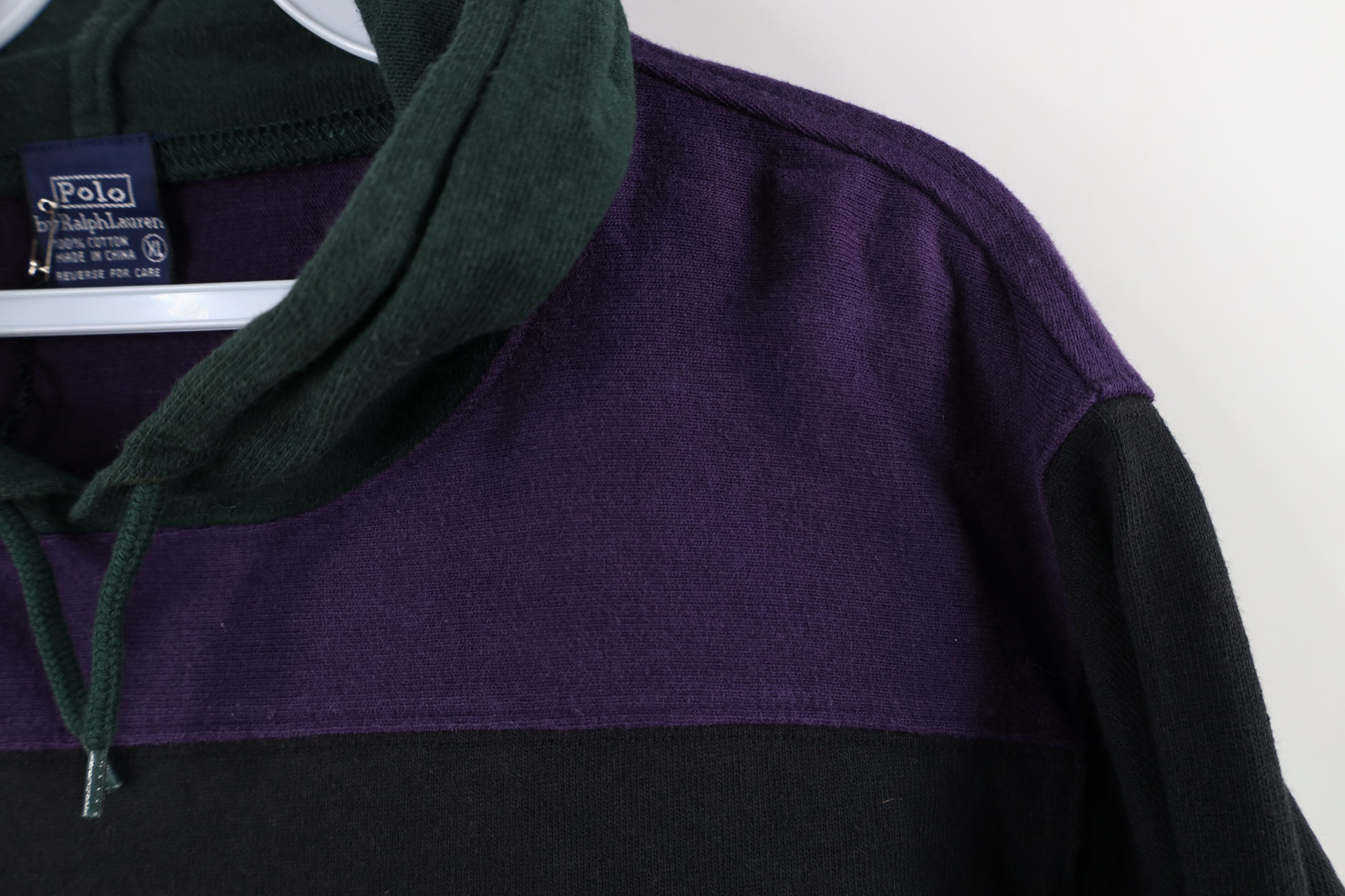 Ralph Lauren Deadstock Vintage 90s Ralph Lauren Letter Spell Out Hoodie Size XL / US 12-14 / IT 48-50 - 8 Thumbnail