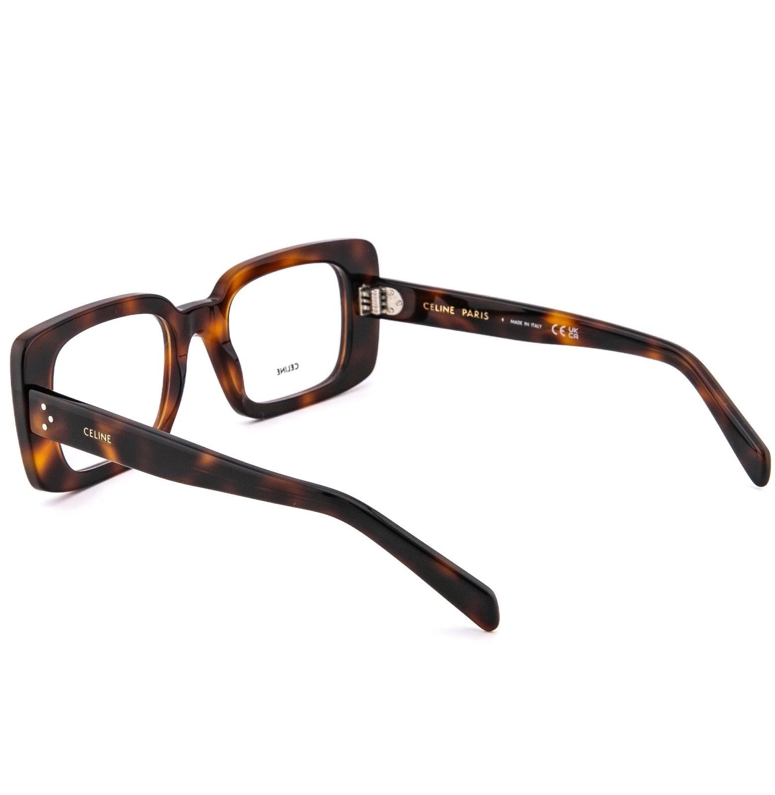 Celine CELINE 50163 BOLD 3 Dots Brown Optical Eyeglass CL50163I 053 Size ONE SIZE - 4 Thumbnail