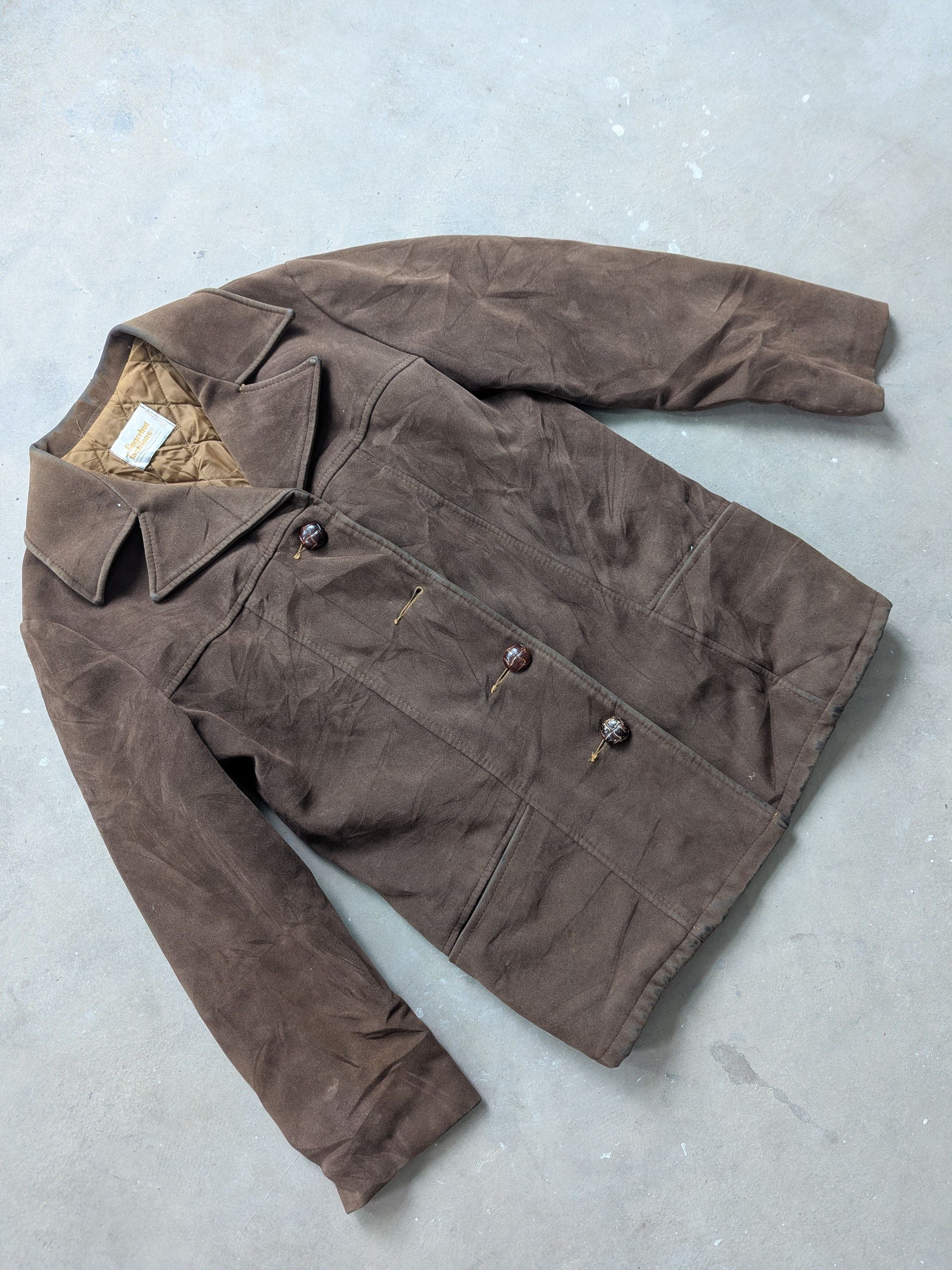 Vintage Vintage 1990s Suede Leather Jacket Fingerhut Fashion Size US M / EU 48-50 / 2 - 3 Thumbnail