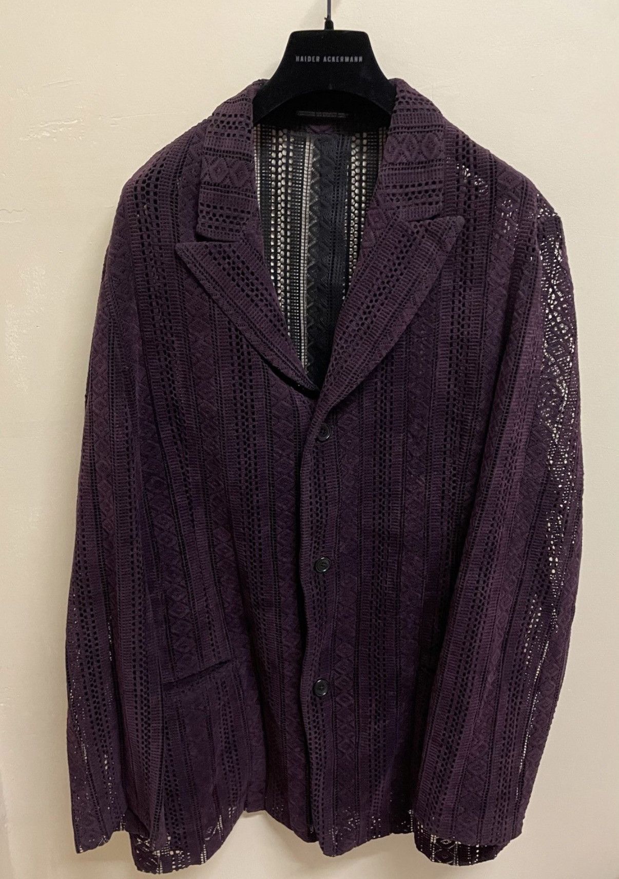 Yohji Yamamoto Pour Homme 97SS Lace Jacket