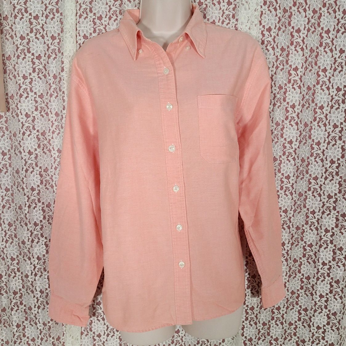 L.L. Bean L. L. bean pastel pink button down shirt size medium Size M / US 6-8 / IT 42-44 - 1 Thumbnail