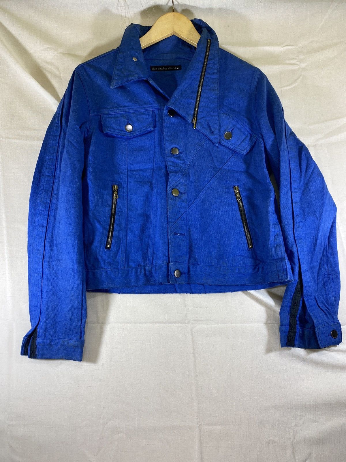 Diet Butcher Slim Skin cropped denim adjustable sleeve Size US XS / EU 42 / 0 - 2 Thumbnail