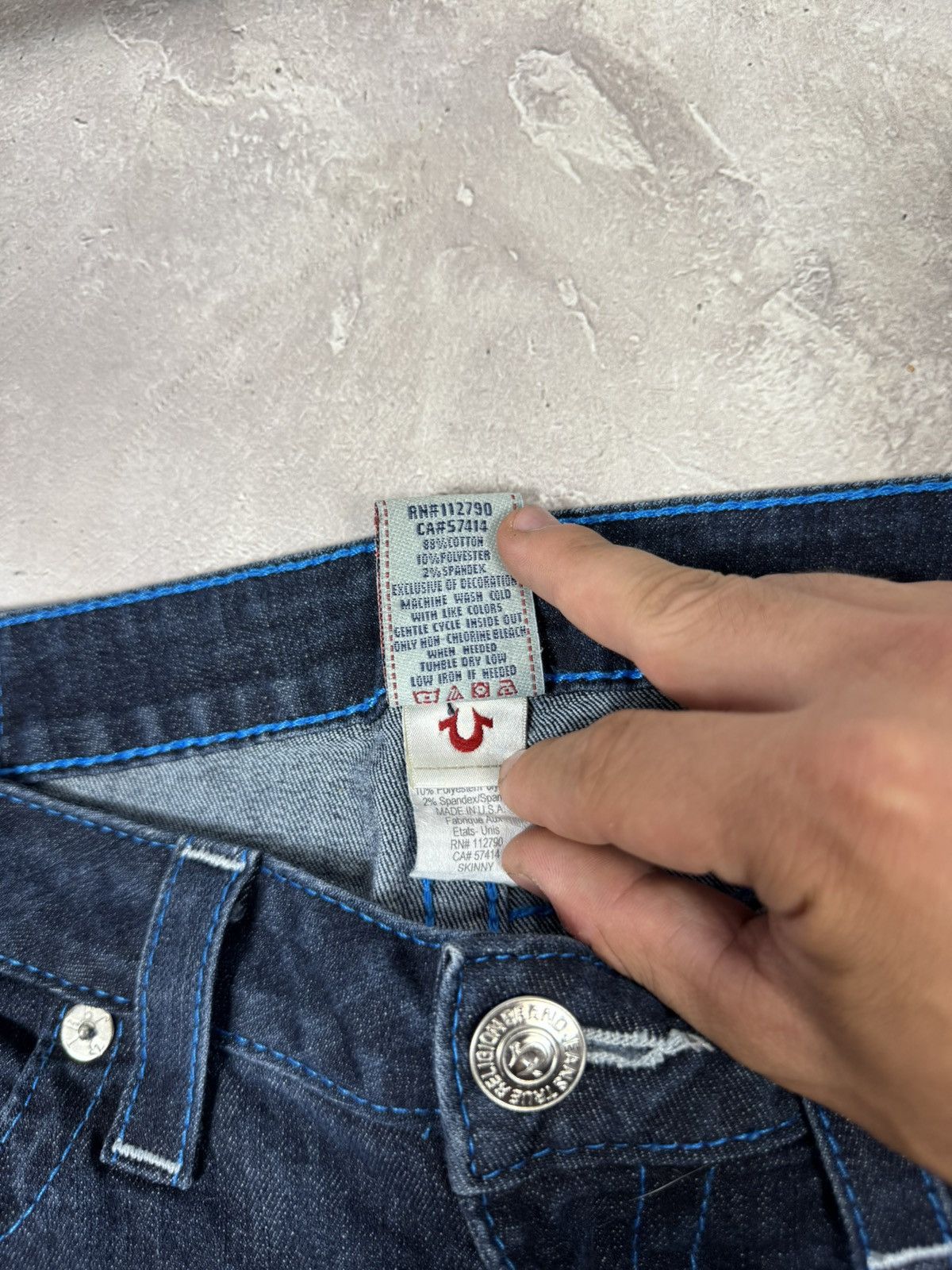True Religion True Religion Skini Y2k Woman's Jeans Size 31" - 10 Thumbnail