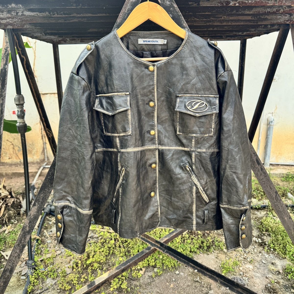 Japanese Brand SpearYouth Leather Jacket Size L / US 10 / IT 46 - 1 Thumbnail
