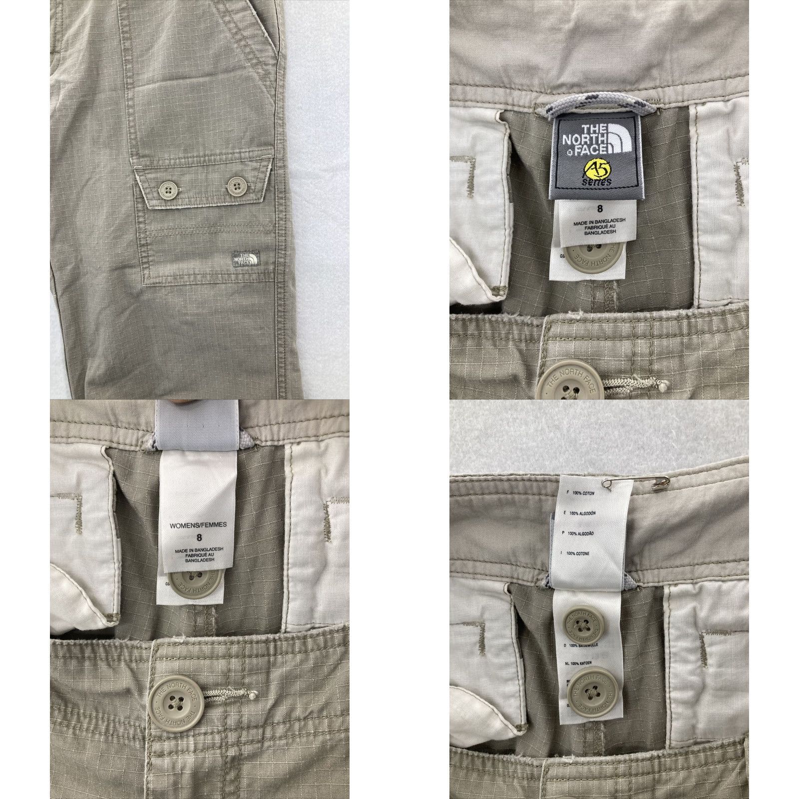 The North Face The North Face Cropped Pants Women's Size 8 Gray Ripstop Regular Fit 90s Outdoor Pockets Mens? Size 30" / US 8 / IT 44 - 8 Thumbnail
