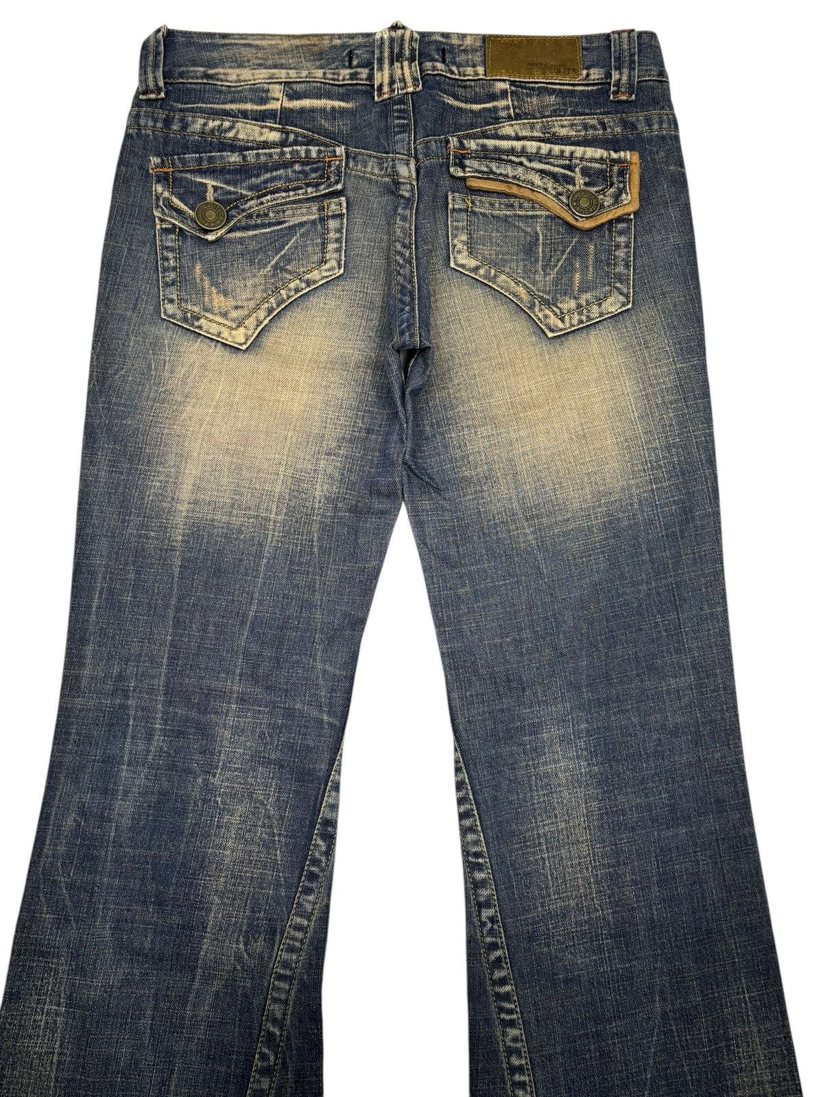 Kapital Flare Jeans Earthy Mud Wash Lolita Exotic Vintage Denim Size US 32 / EU 48 - 6 Thumbnail