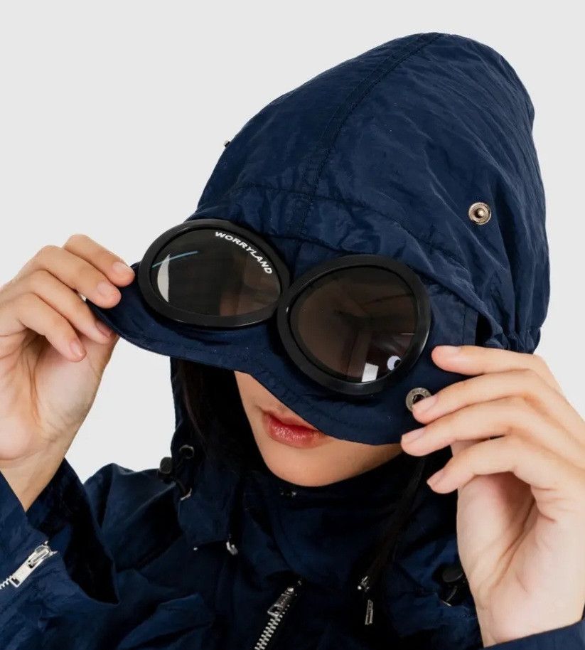 Japanese Brand 💥Casual mod navy blue Goggle jacket Size US L / EU 52-54 / 3 - 4 Thumbnail