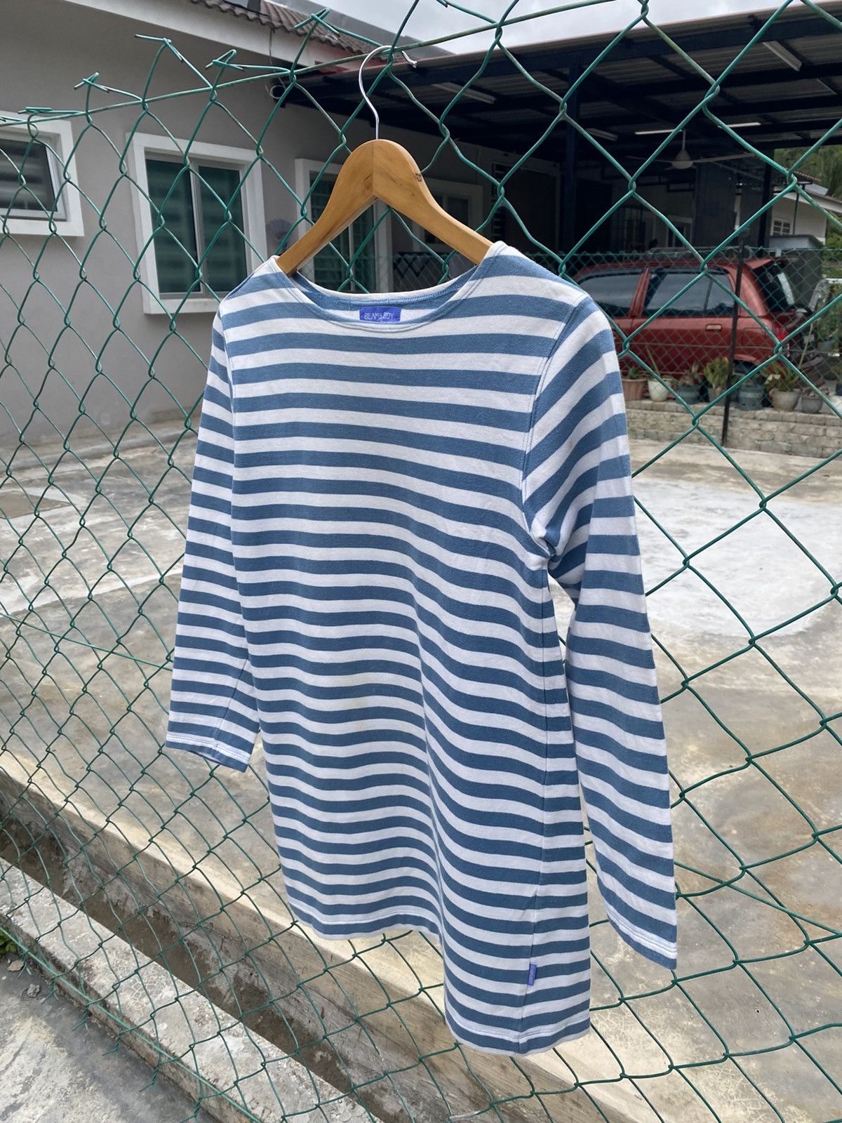Beams Plus × Japanese Brand Beams Boy breton striped 3/4 sleeve dresses Size S / US 4 / IT 40 - 3 Thumbnail