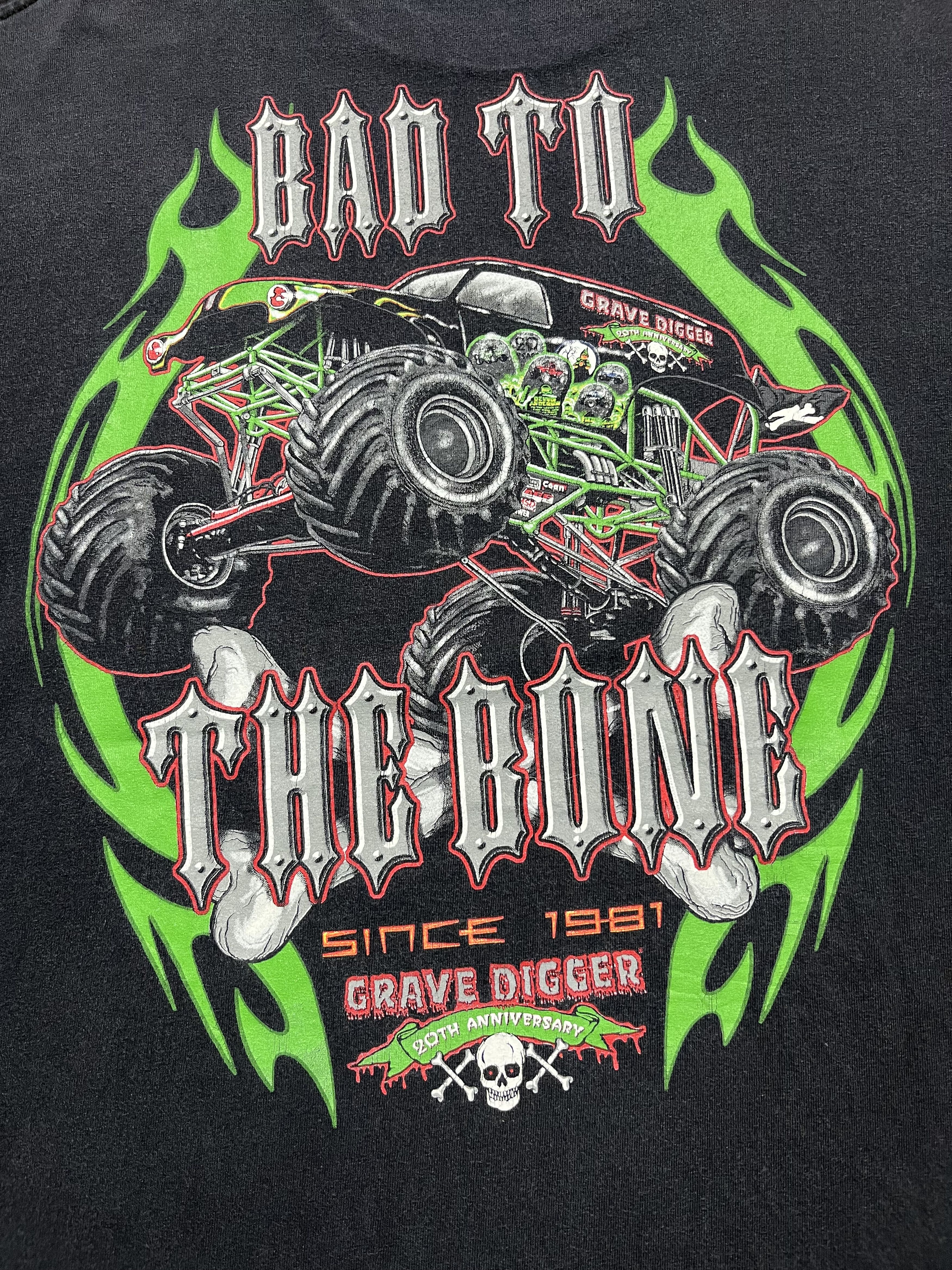 Vintage Vintage Grave Digger Longsleeve Size US XL / EU 56 / 4 - 4 Thumbnail
