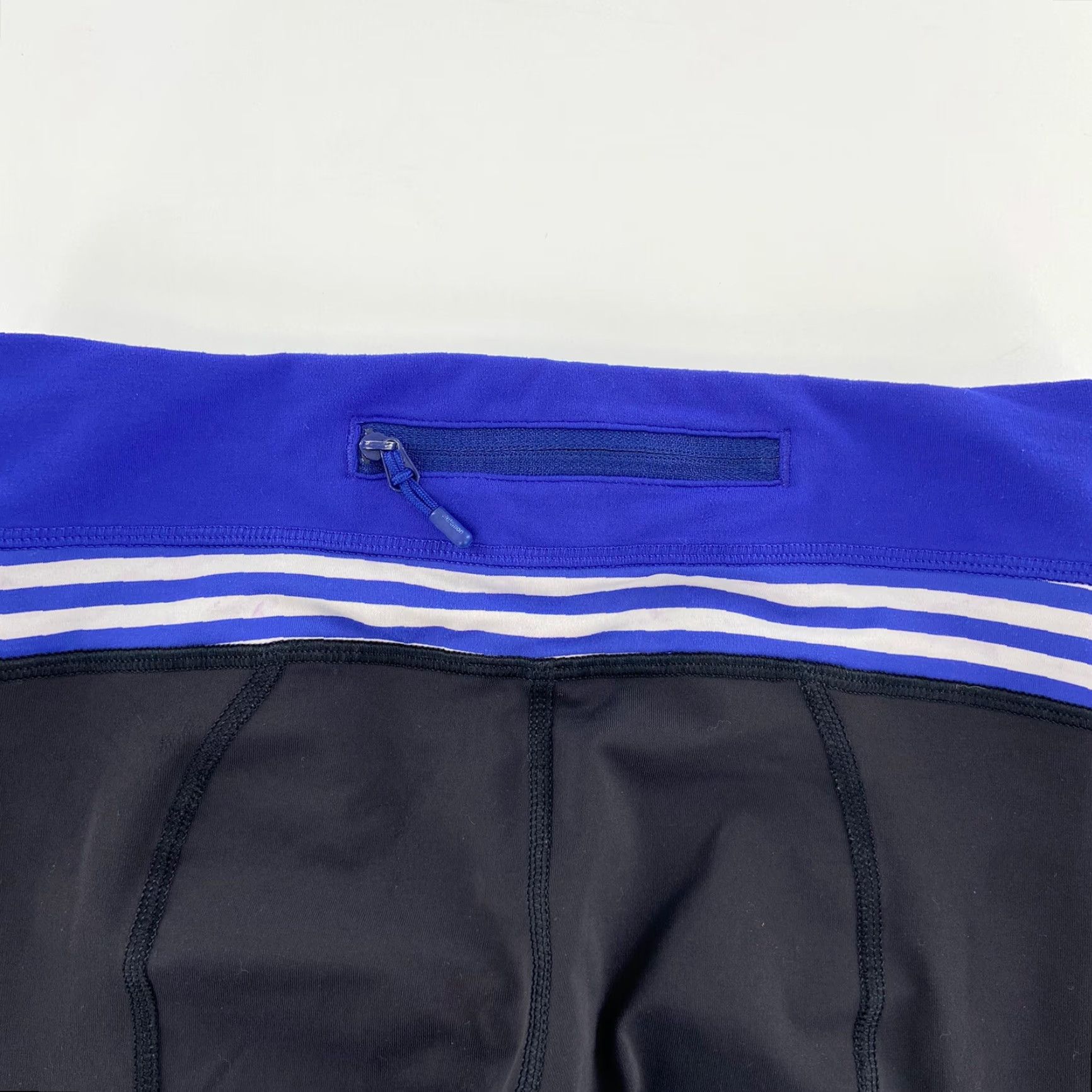Lululemon Lululemon Speed Up Crop Leggings Activewear Pants Women's Size 4 Black Blue Cropped Size 27" / US 4 / IT 40 - 4 Thumbnail