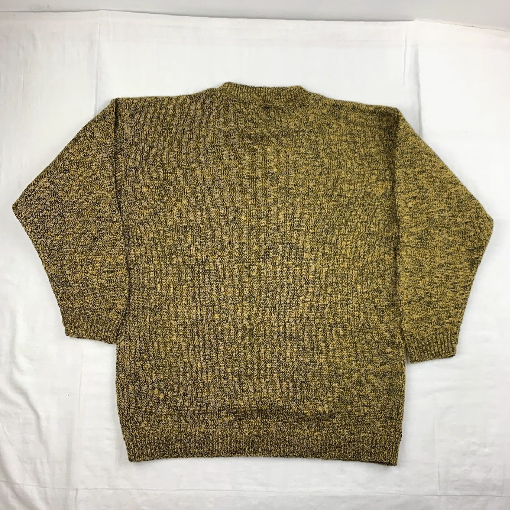 Vintage VINTAGE Spar Sweater Womens M Yellow Pullover 80s 90s Made In USA Shirt Womens Medium Yellow 90s 80s Spar Knitwear Crew Neck Long Sleeve Size M / US 6-8 / IT 42-44 - 8 Thumbnail