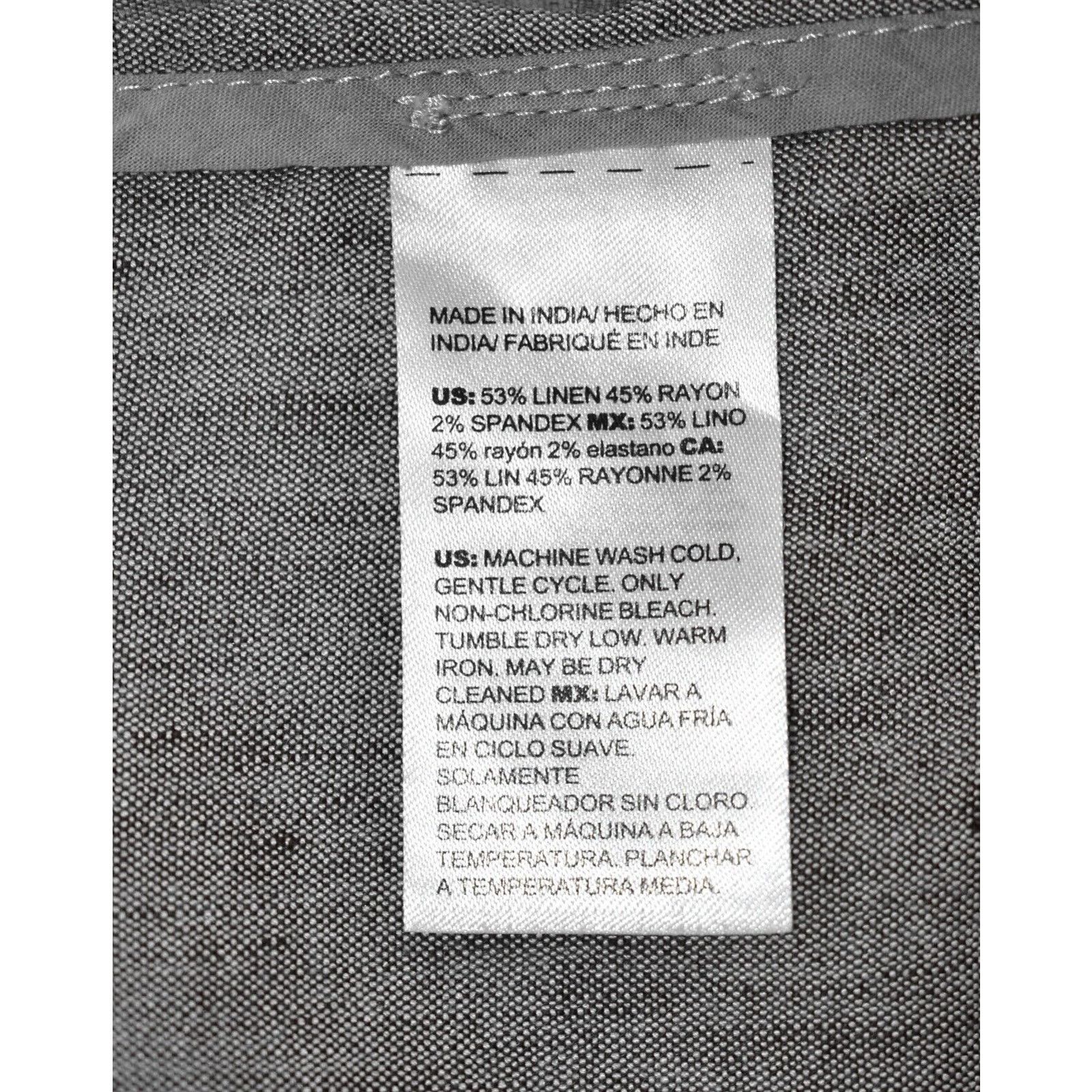 Chicos NWT CHICOS Moto Stretch Linen Jacket Size 3 US 16/18 $139 Size XXL / US 16-18 / IT 52-54 - 7 Thumbnail