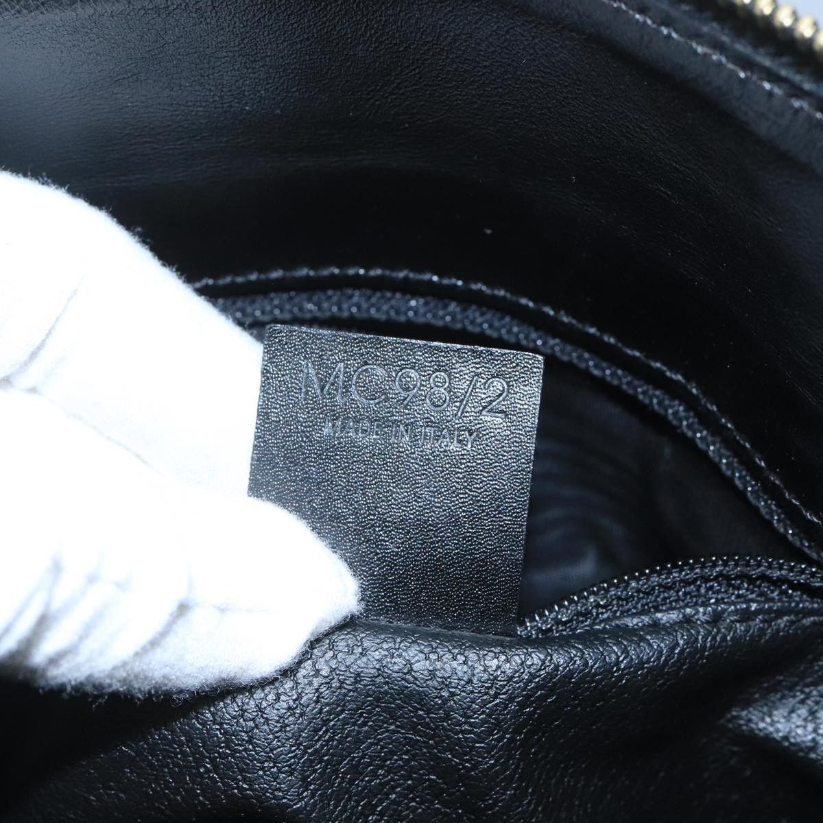 Celine CELINE Macadam Canvas Hand Bag Pvc Black Size ONE SIZE - 13 Thumbnail