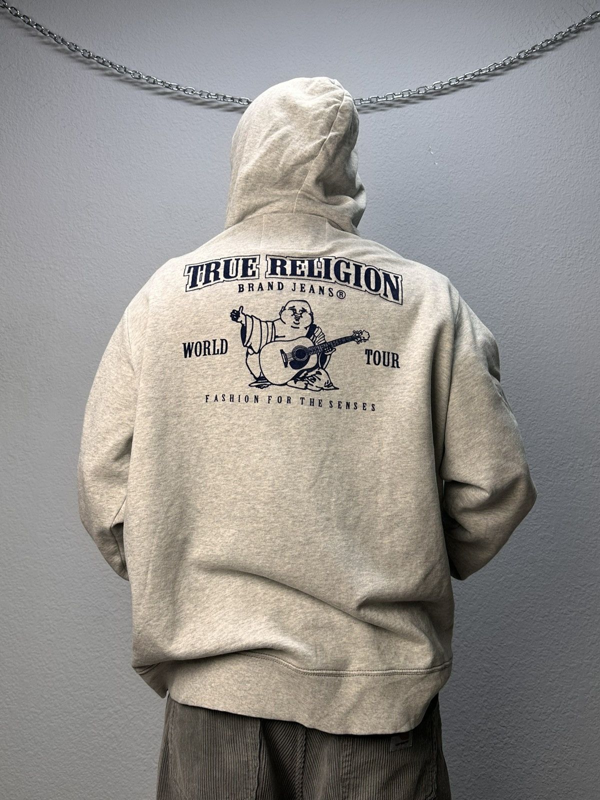 True Religion Vintage USA Hoodie True religion Japanese Style Ed Hardy Y2k Size US XXL / EU 58 / 5 - 1 Thumbnail