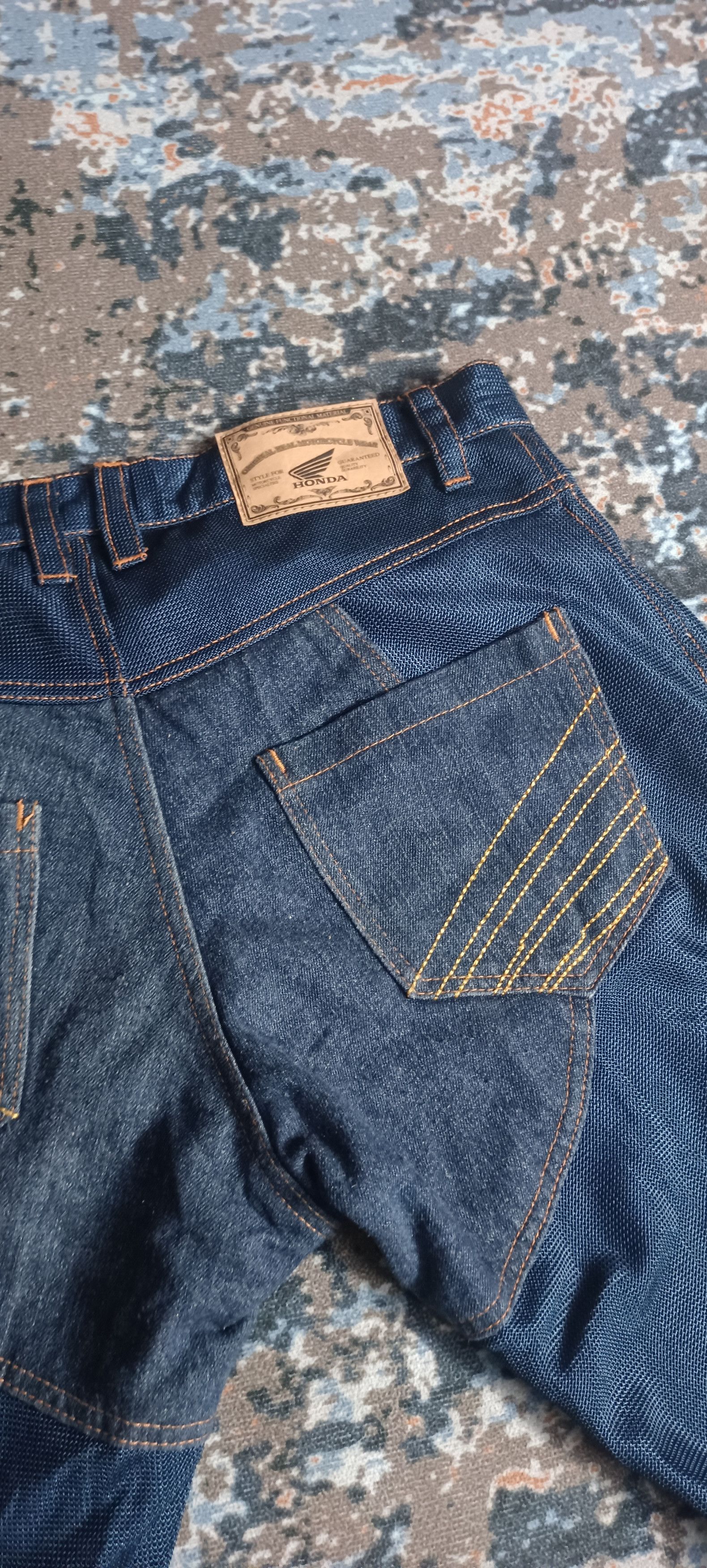 Honda × Japanese Brand × Vintage Honda Mesh Denim Style Pants OSYEX - X23 Size US 32 / EU 48 - 3 Thumbnail