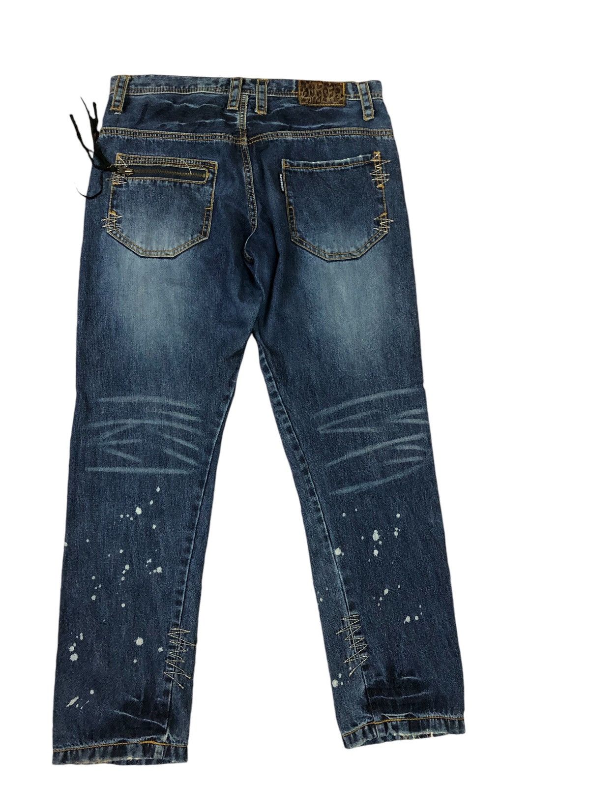 If Six Was Nine × Japanese Brand × Le Grande Bleu (L.G.B.) Ehyphen Worl Gallery Denim Pante Size US 32 / EU 48 - 2 Thumbnail