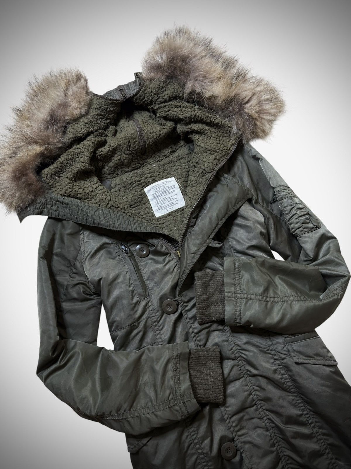 GOA 2000’s G.O.A - Japanese Archive Apocalypse Fur Racoon Parka Size US M / EU 48-50 / 2 - 4 Thumbnail