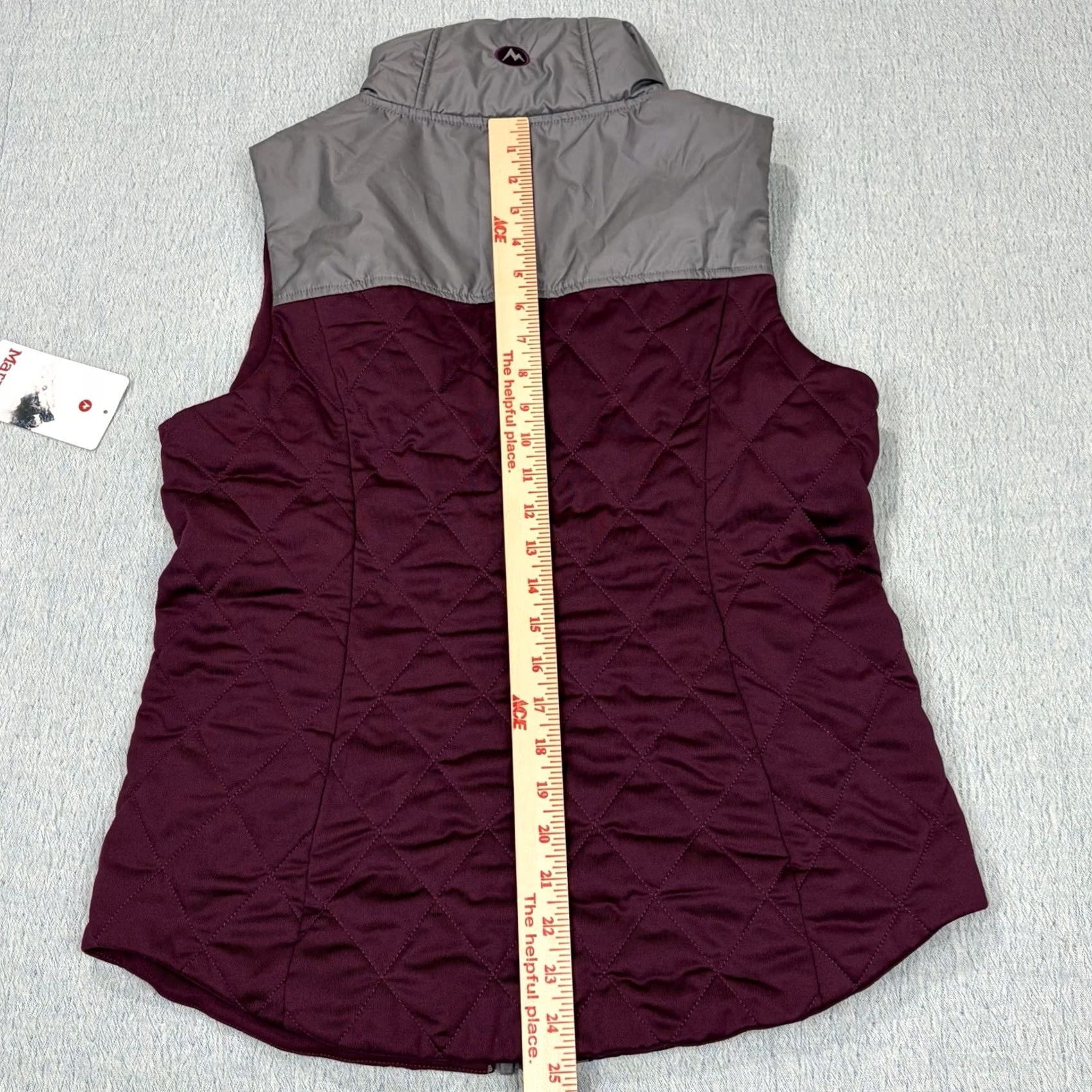 Marmot Marmot Vest Full Zip Quilted Ladies Jacket M Maroon Womens Zip Vest Quilted Jacket Size M / US 6-8 / IT 42-44 - 7 Thumbnail