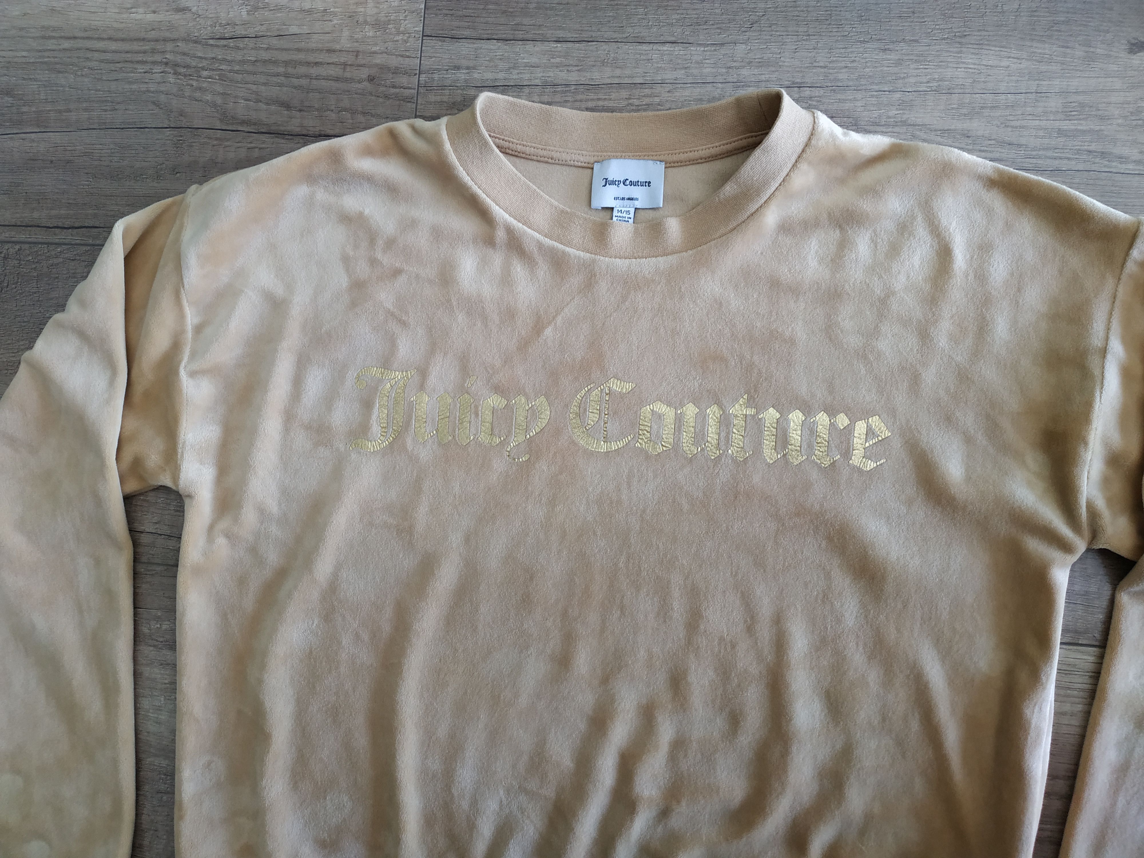Juicy Couture Juicy Couture Women's Velvet Sweatshirt, s.14-15 Y (fit.S/M) Size M / US 6-8 / IT 42-44 - 3 Thumbnail