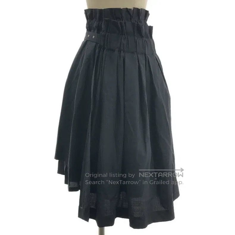 Comme des Garcons Comme Des Garcons size XS Black wool pleated multi-layered Size 22" - 2 Thumbnail