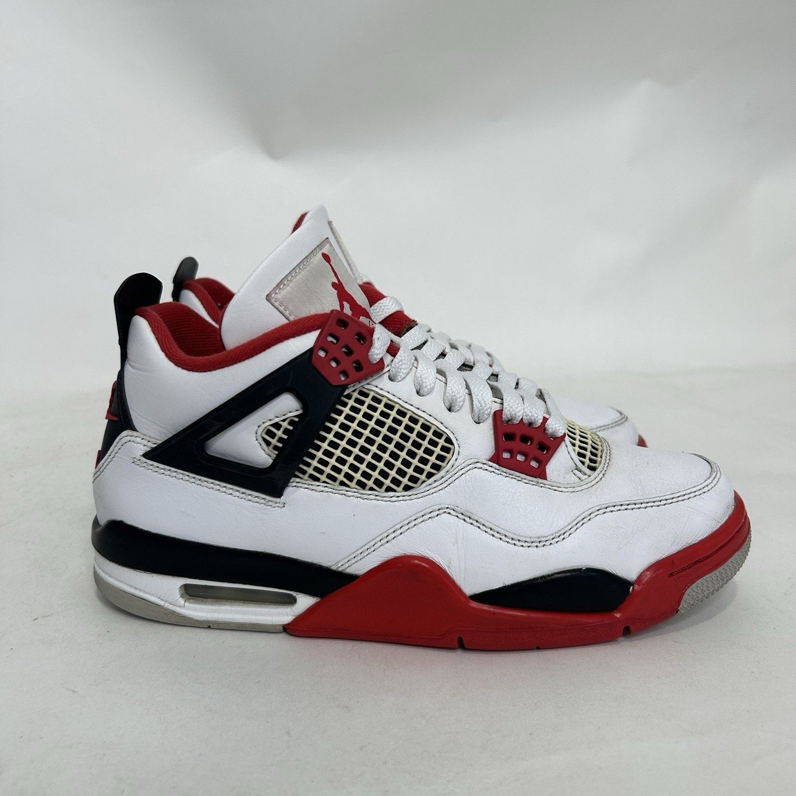 Jordan Brand Nike Air Jordan 4 Retro OG “Fire Red/White Black Red" Size US 8 / EU 41 - 4 Thumbnail