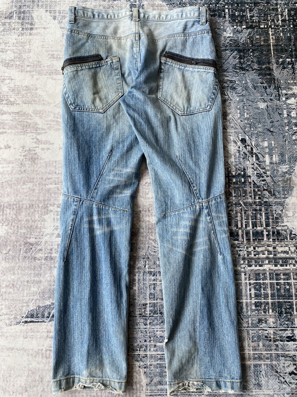 Japanese Brand Japanese Brand Distressed Denim Size US 32 / EU 48 - 1 Thumbnail