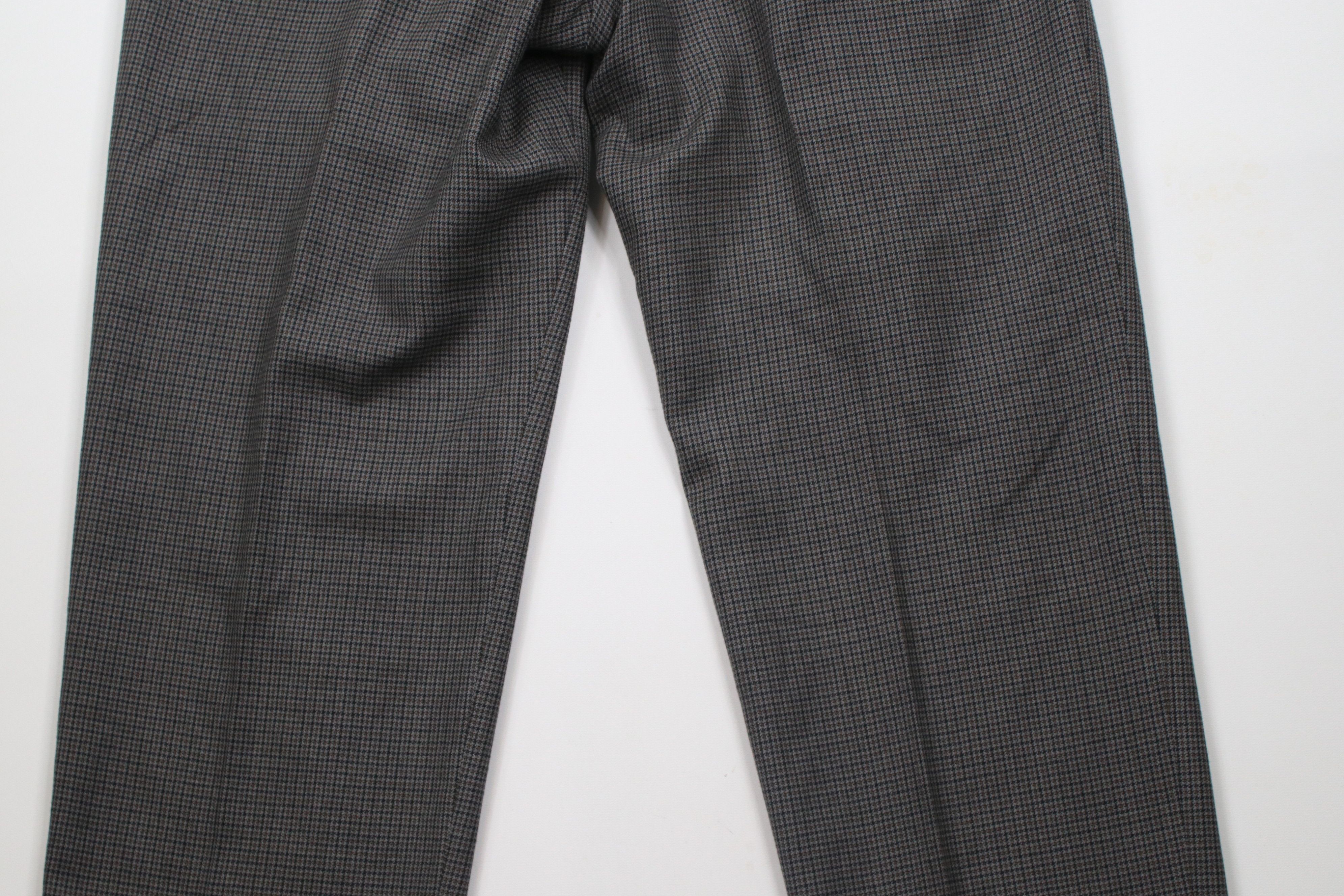 Vintage Vintage 90s Streetwear Wide Leg Chino Pants Houndstooth USA Size US 36 / EU 52 - 13 Thumbnail