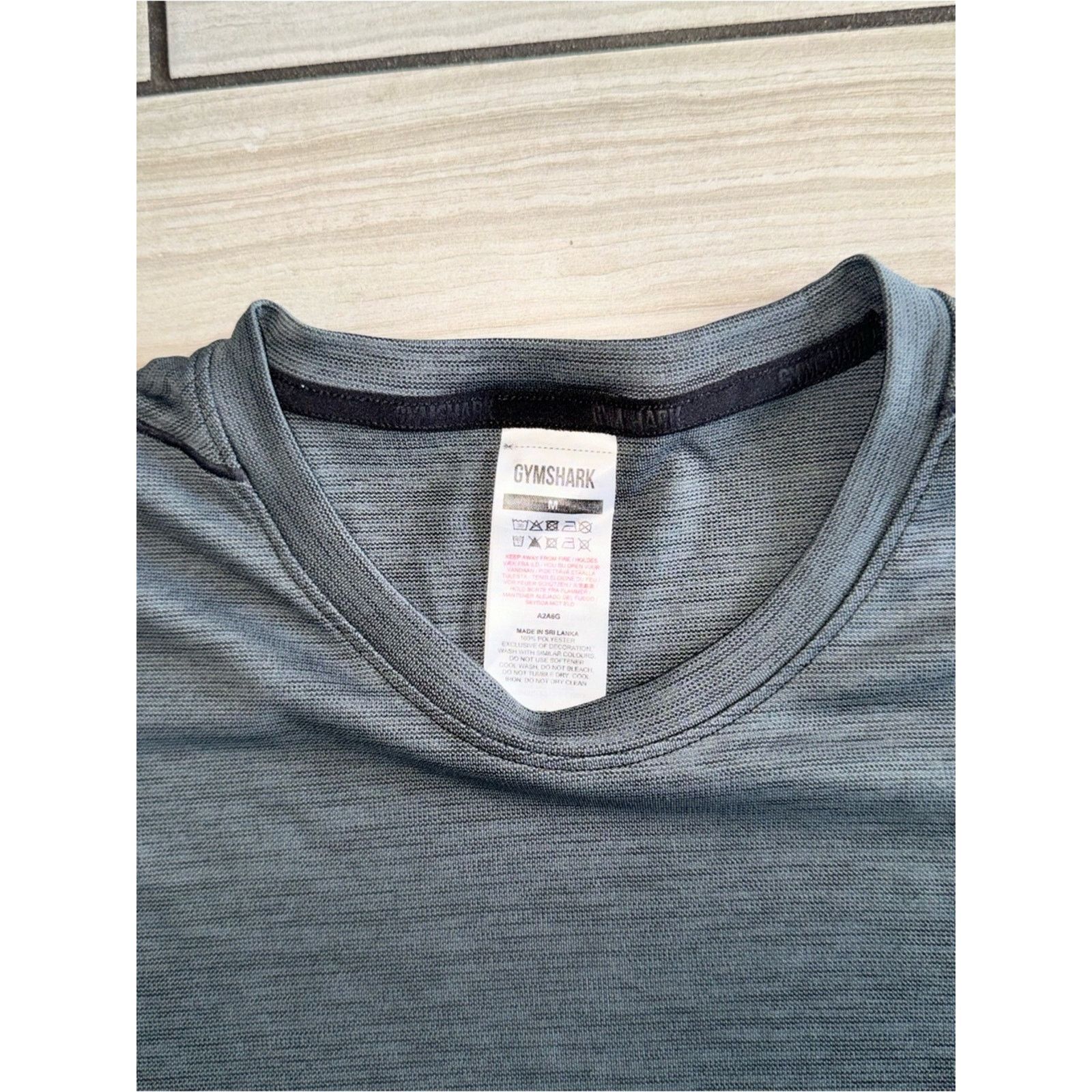Gymshark Gymshark Charcoal Gray Performance Athletic T-Shirt Size US M / EU 48-50 / 2 - 4 Thumbnail
