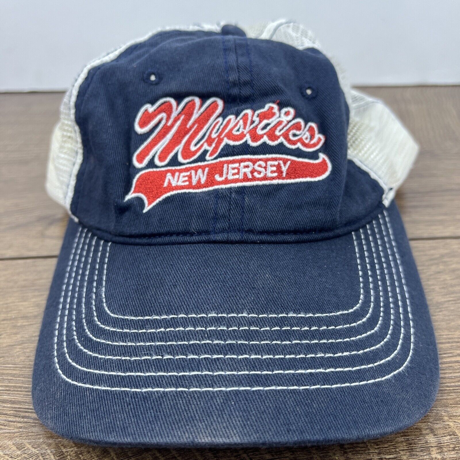 Other Mystics New Jersey Hat Blue Hat Adjustable Adult Size Hat Bl Size ONE SIZE - 2 Thumbnail