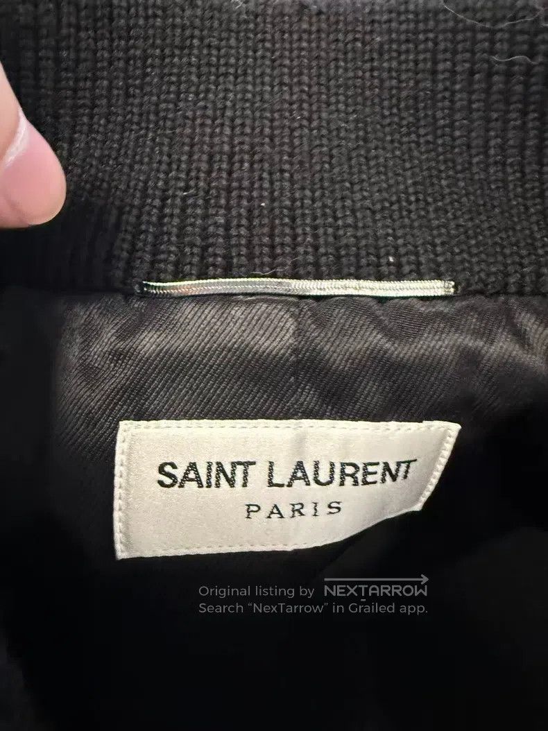 Saint Laurent Paris Saint Laurent Paris Back Letter Embroidered Baseball Jacke Size US M / EU 48-50 / 2 - 3 Thumbnail
