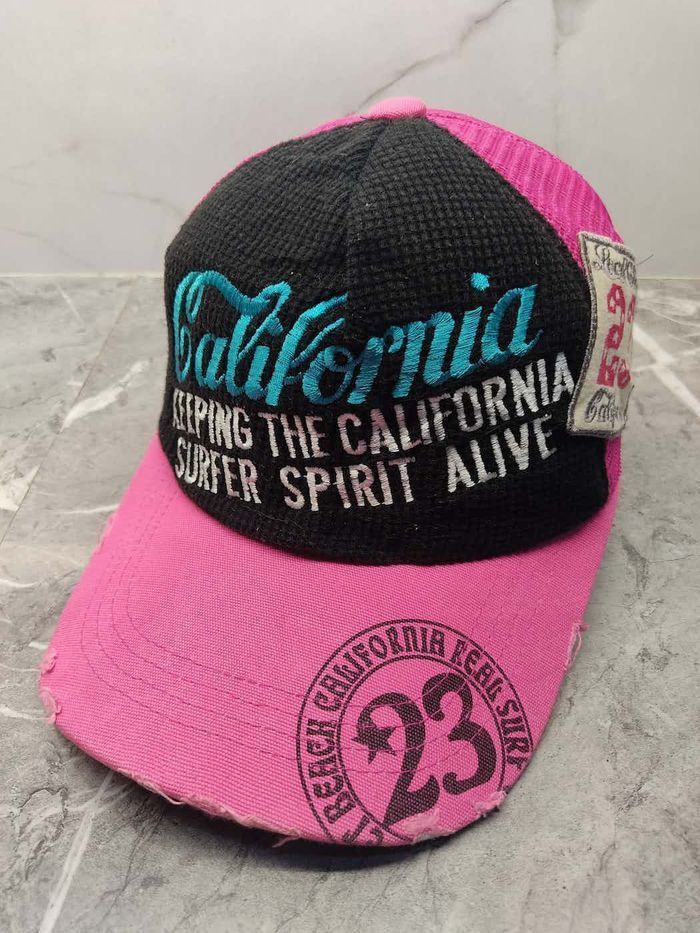 Vintage Vintage 90's Distressed Style Trucker Hat Cap Size ONE SIZE - 1 Thumbnail