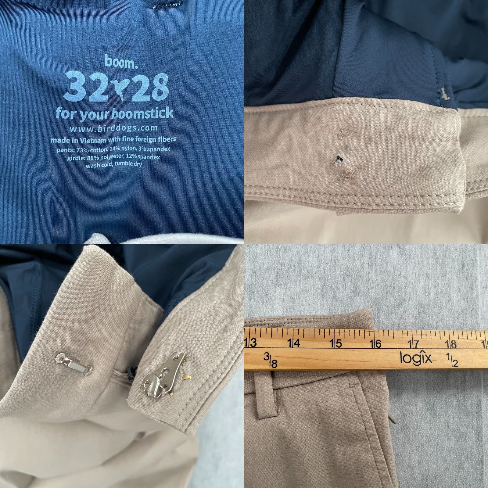 Vintage VINTAGE Birddogs Pants Men 32 Khaki Casual Lightweight Performance Business Straight Style Size US 32 / EU 48 - 8 Thumbnail