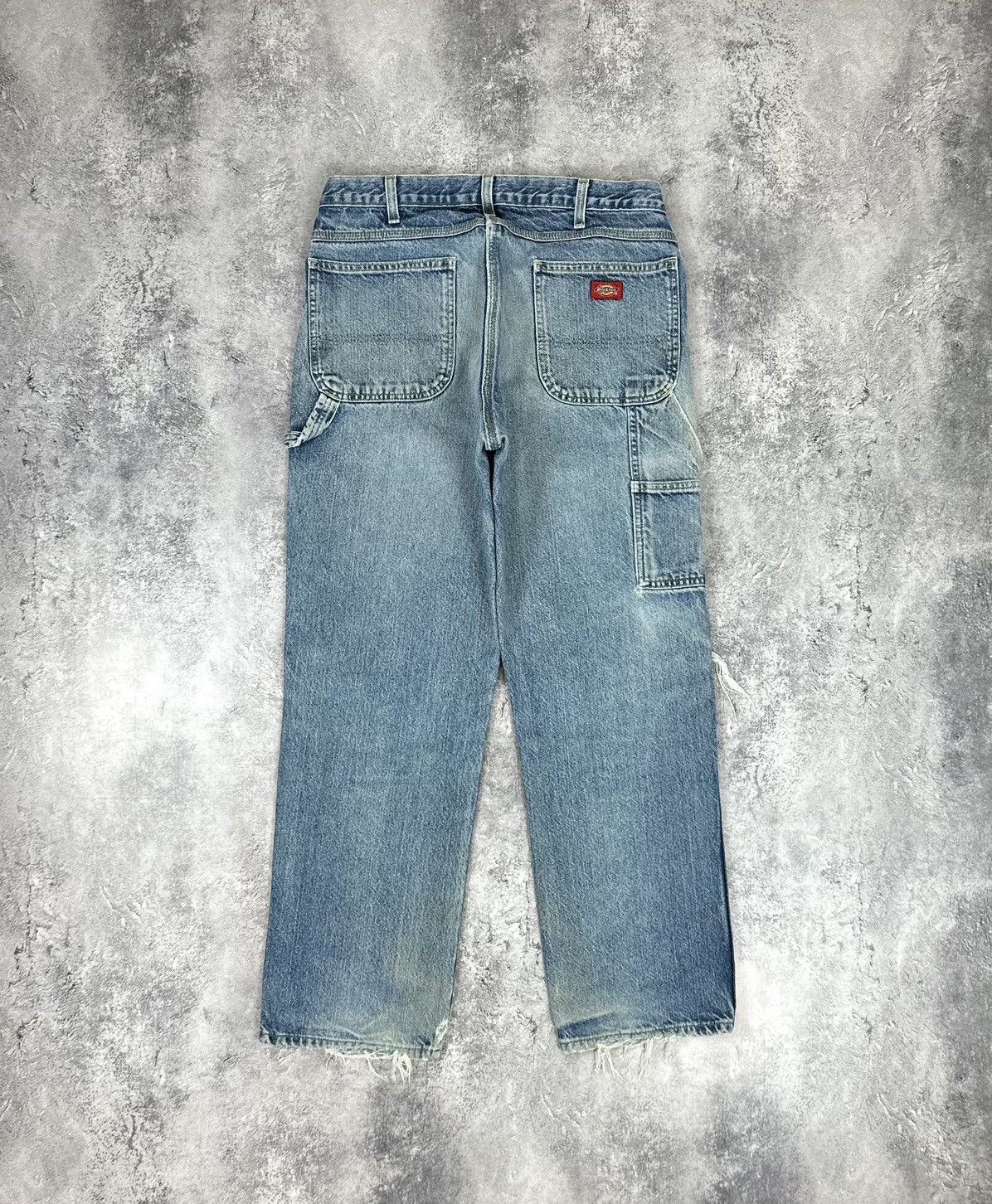 Dickies Vintage Dickies USA Baggy Light Blue Denim Carpenter Pants Size US 34 / EU 50 - 1 Thumbnail