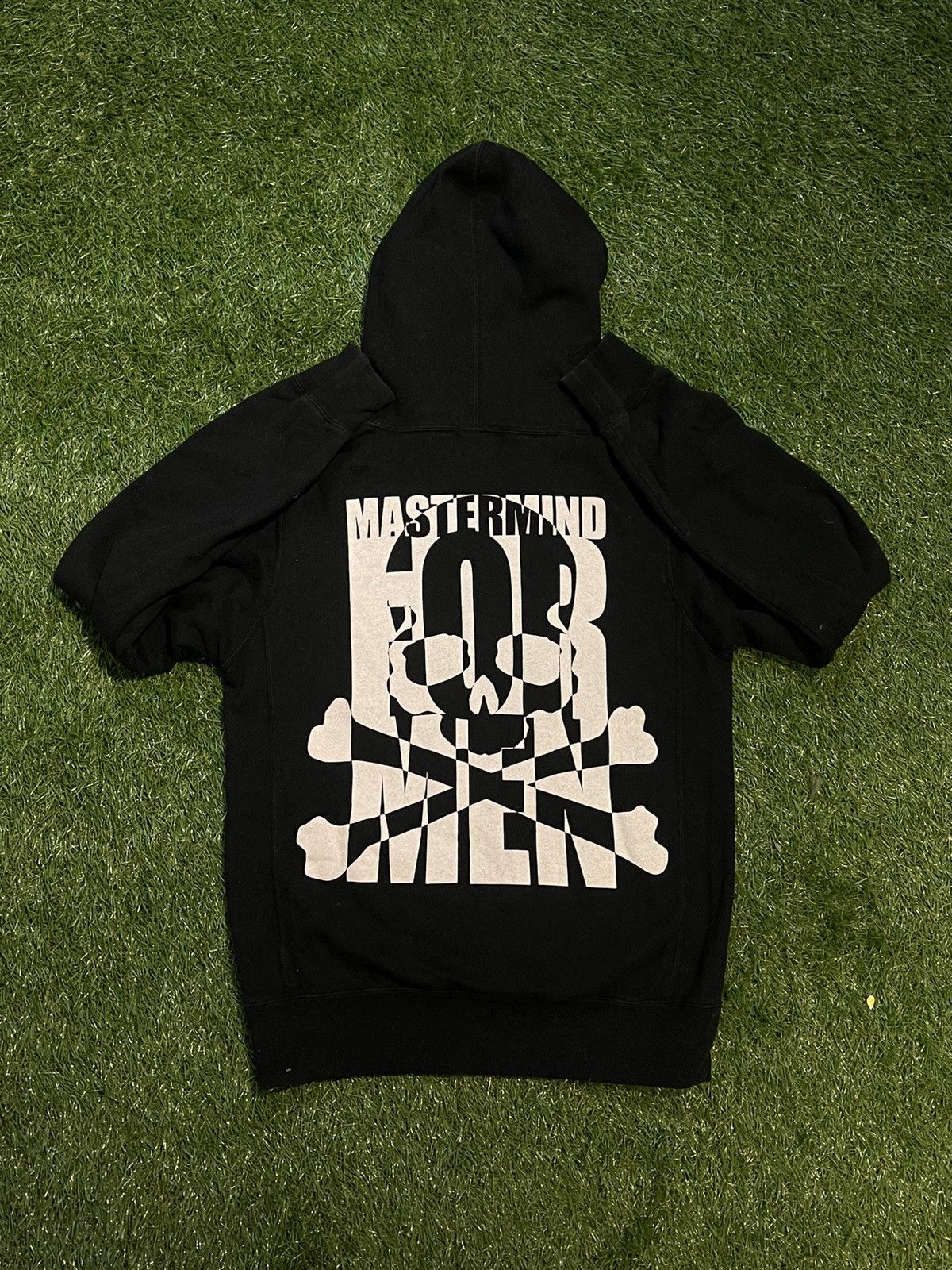 image of Mastermind Japan x Playboy Mastermind X Playboy Entertainment Pullover Hoodie in Black White (Size 