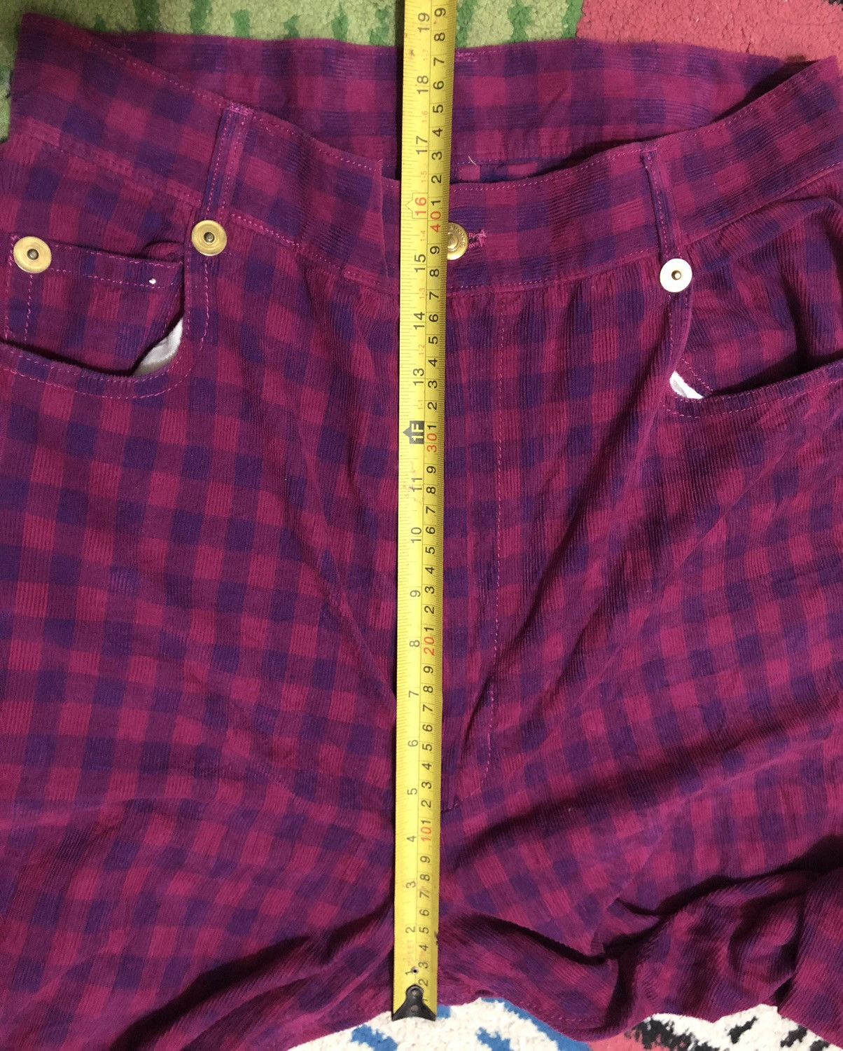 Issey Miyake RARE MERCIBEAUCOUP Japan CHECKERED Corduroy Trousers Pants Size US 32 / EU 48 - 19 Thumbnail