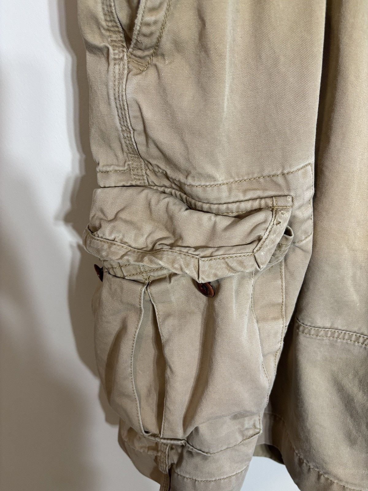 Polo Ralph Lauren Vtg Polo Ralph Lauren Military Paratrooper Cargo Shorts 48B Size US 44 / EU 60 - 2 Thumbnail