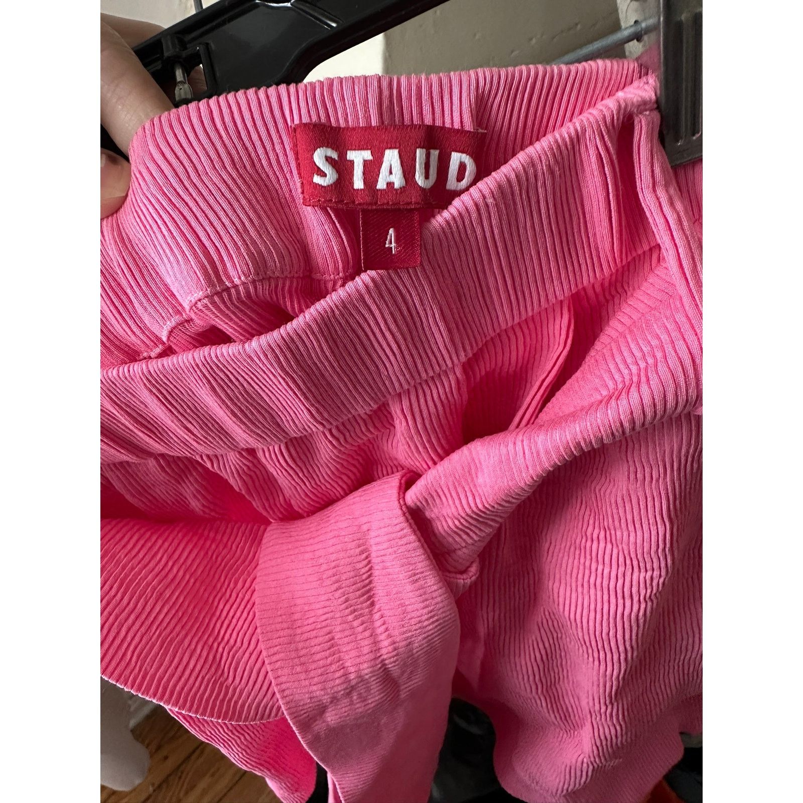 Staud STAUD Sage Rib Pleat Tie Shorts 4 Size 27" / US 4 / IT 40 - 5 Thumbnail
