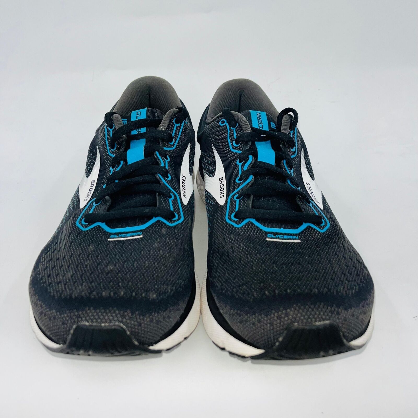Brooks BROOKS MENS GLYCERIN18 CUSHION BLACK/WHITE SHOES SIZE 8.5 2E Size US 8.5 / EU 41-42 - 2 Thumbnail