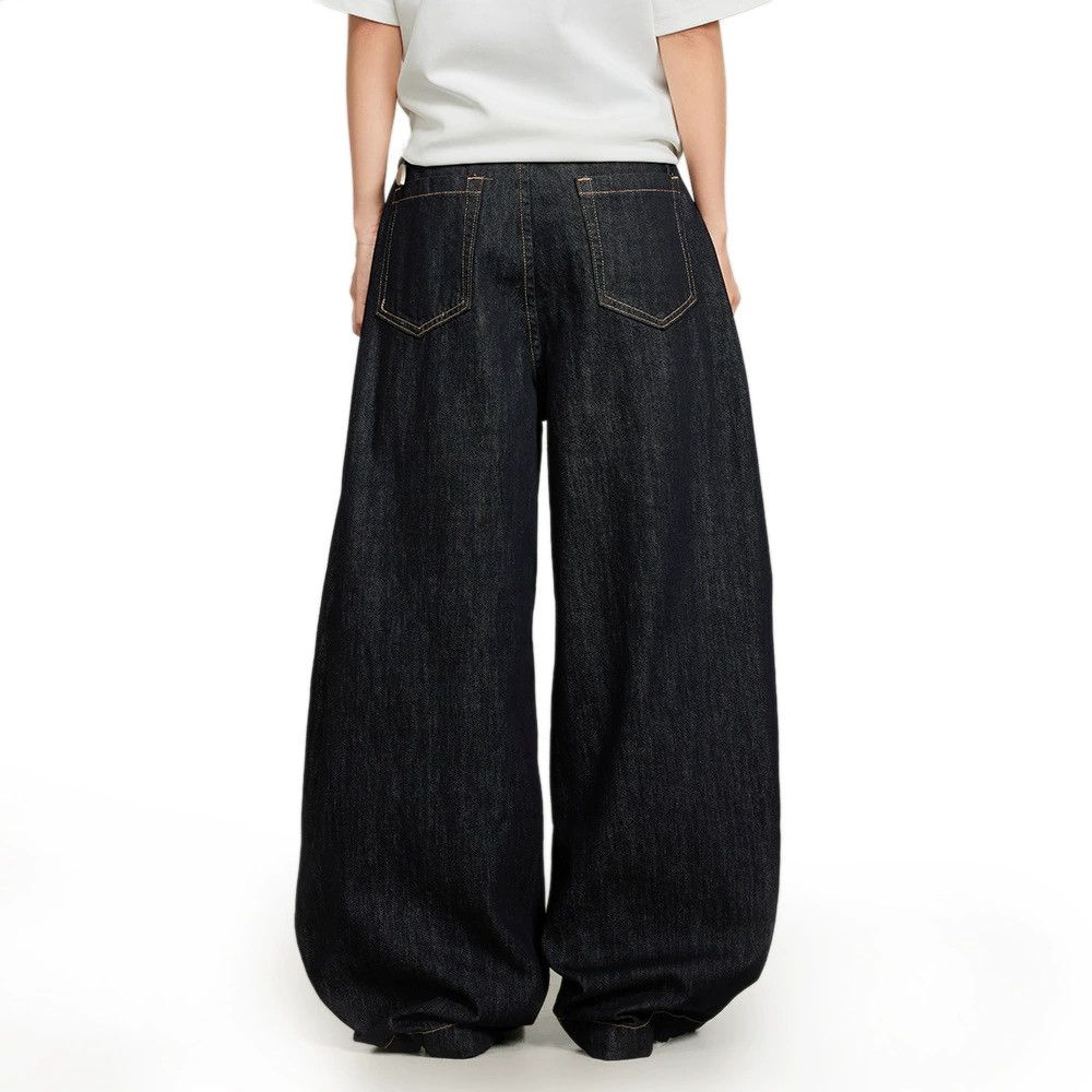 Jean American high street men's buttoned loose scimitar jeans Size US 32 / EU 48 - 4 Thumbnail