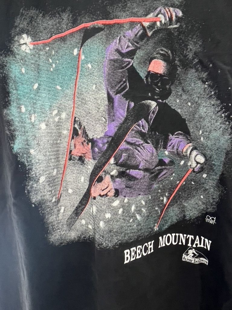 Vintage Vintage Ski Tee Size US L / EU 52-54 / 3 - 3 Thumbnail
