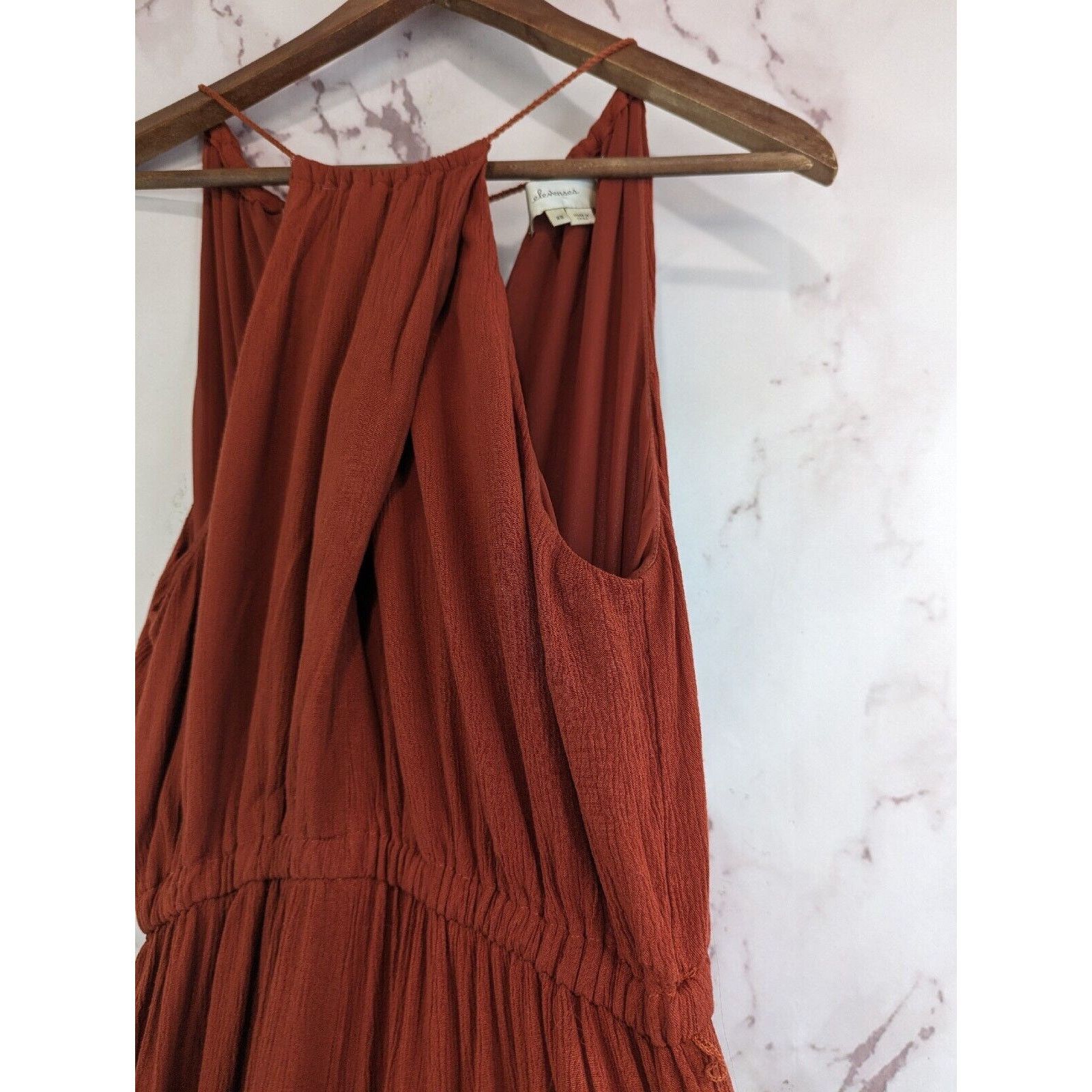 Anthropologie Anthropologie Elevenses Jumpsuit Women XS North Beach Orange Size 26" / US 2 / IT 38 - 13 Thumbnail