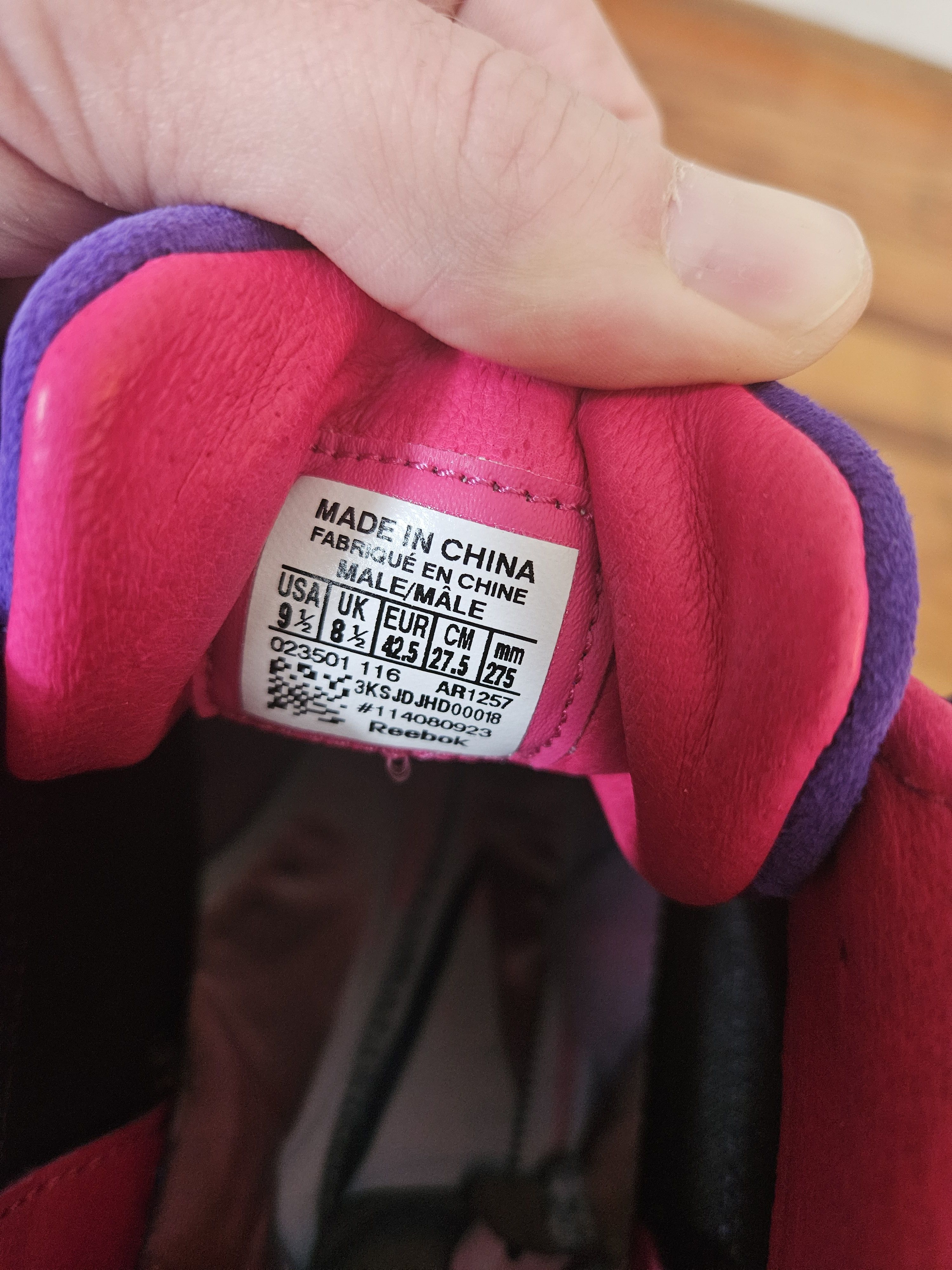 Reebok Cam'ron Ventilator Supreme Size US 9.5 / EU 42-43 - 5 Thumbnail