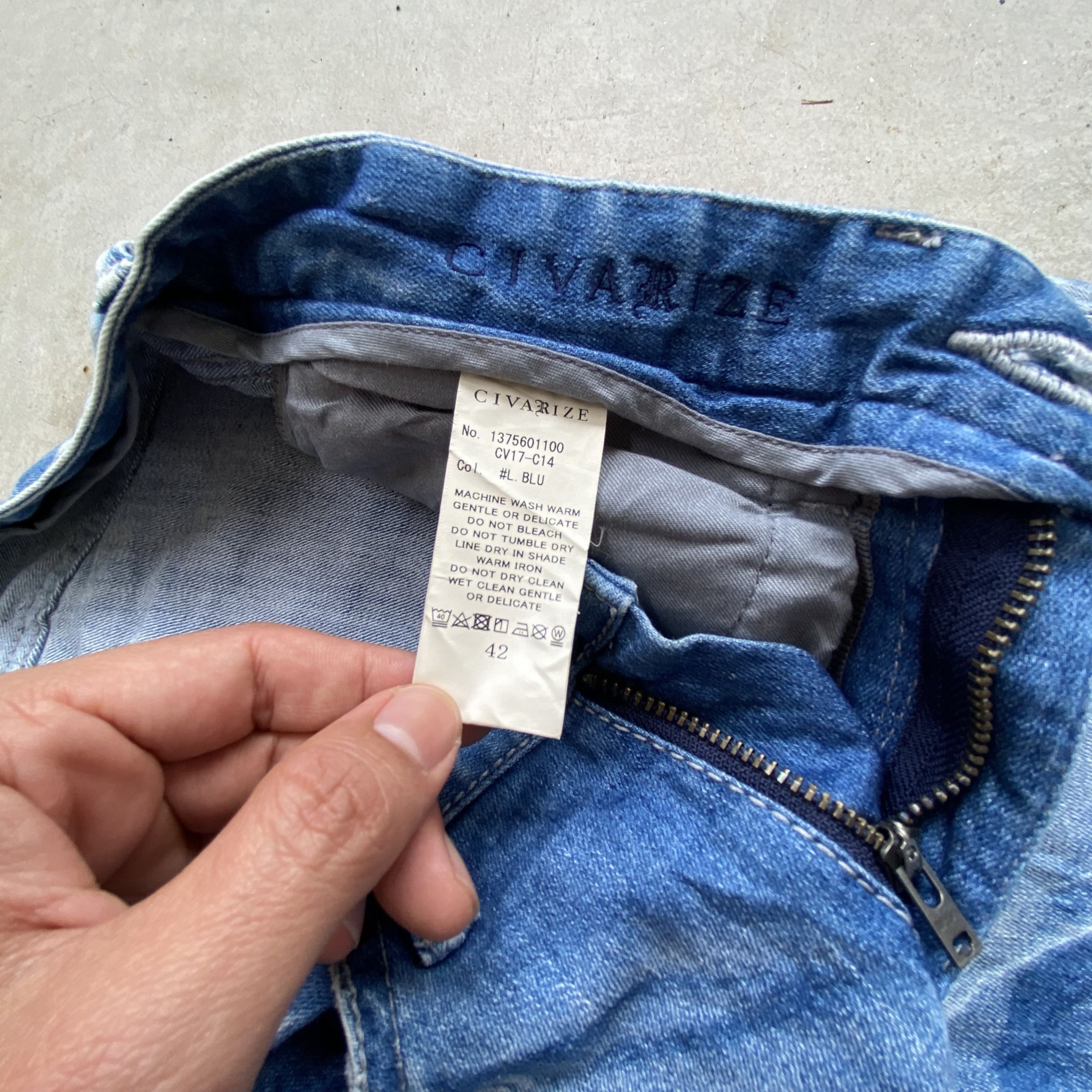 Le Grande Bleu (L.G.B.) Civarize Whisker Flare Claw Mark Jeans Size US 30 / EU 46 - 13 Thumbnail