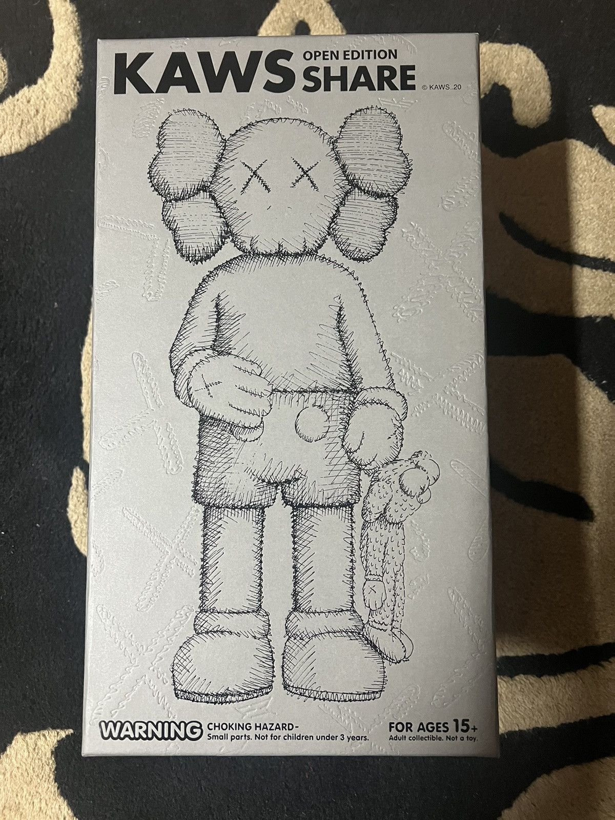 Kaws Medicom companion BFF share brown flayed along the way