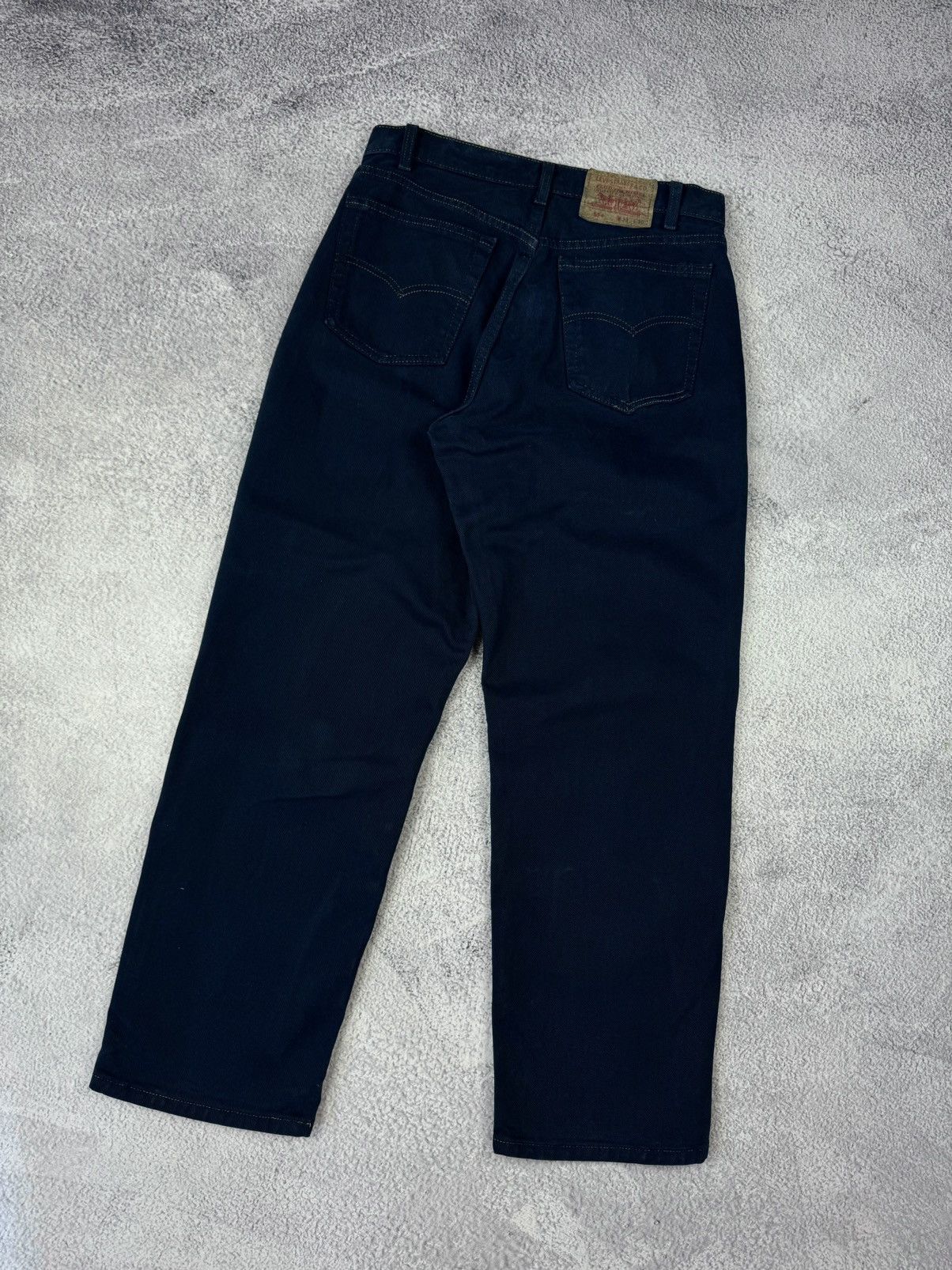 Levi's × Vintage Levis 554 Vintage Made In USA Blue Jeans Size US 33 - 2 Thumbnail