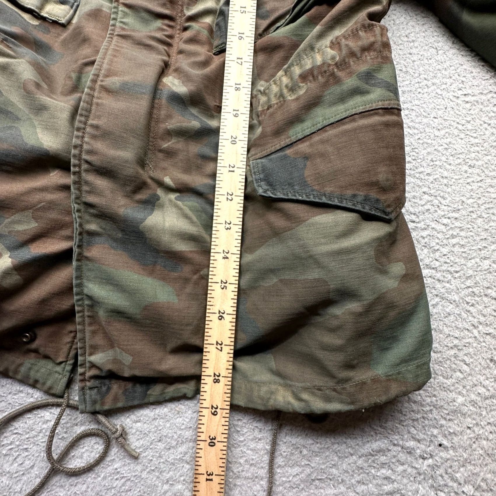 Vintage VINTAGE Army M-65 Field Coat Woodland Camo Jacket Mens Small Regular W/ Liner Coat Size US S / EU 44-46 / 1 - 6 Thumbnail